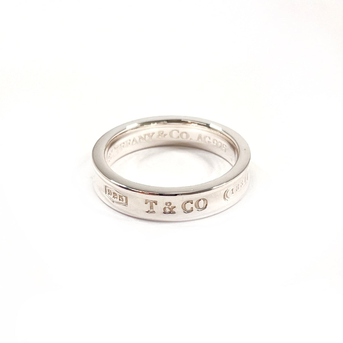 Tiffany Silver Silver 925 Band Ring (Pre-Owned)