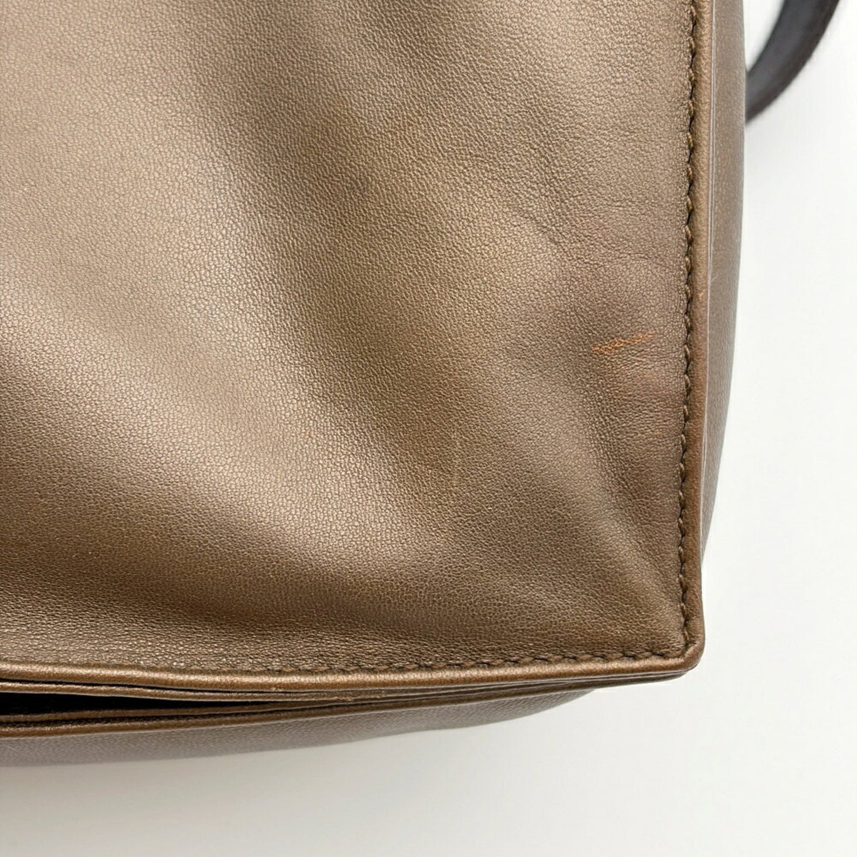 Loewe Bronze Nappa Leather Leather Shoulder Bag (Pre-Owned)