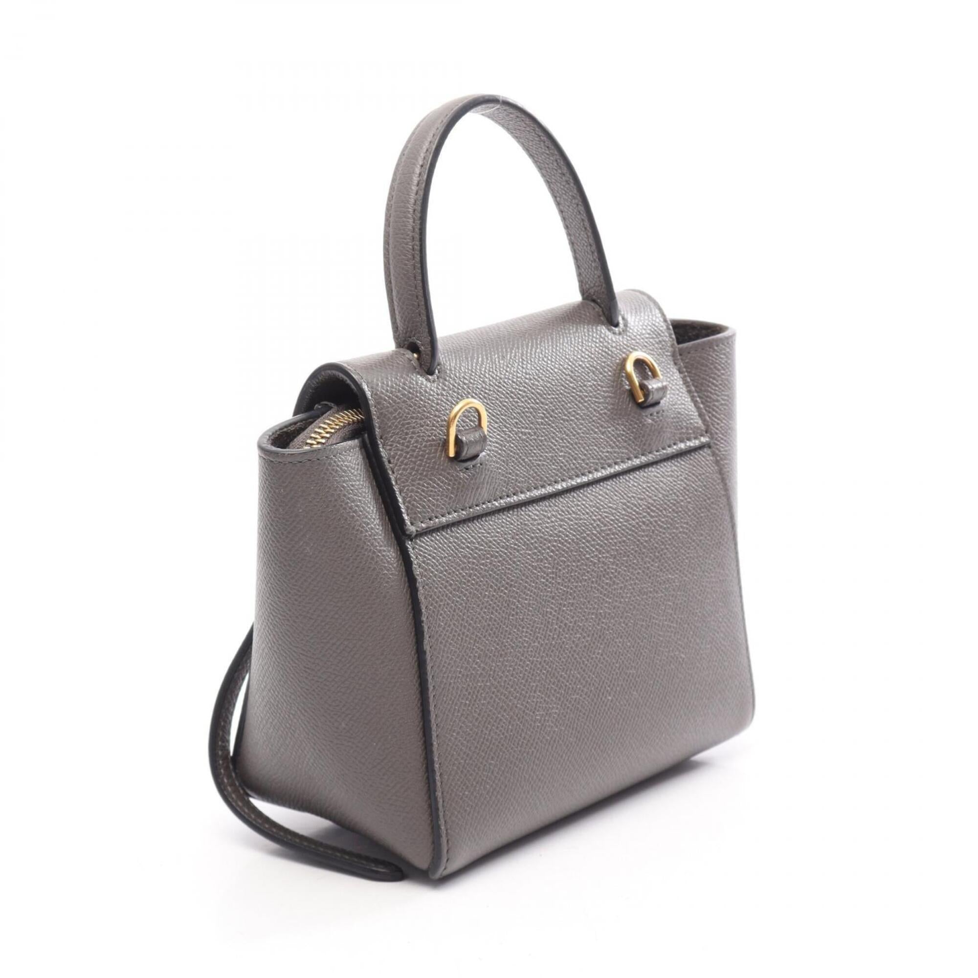 Celine Gray Leather Handbag (Pre-Owned)