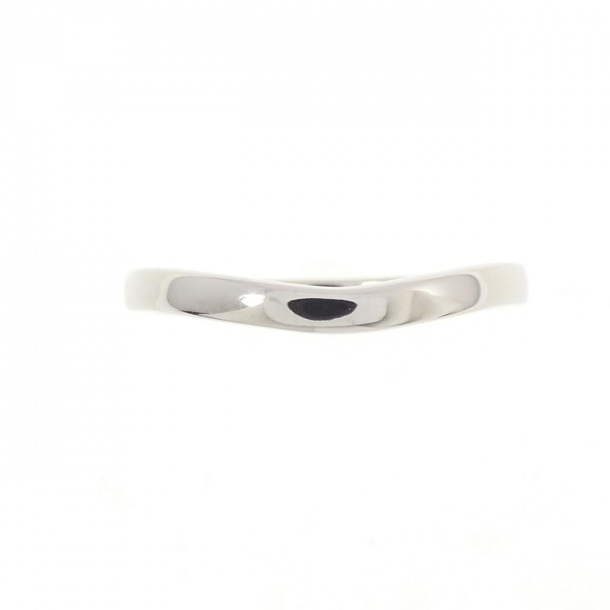 Cartier Platinum Platinum 950 Band Ring (Pre-Owned)