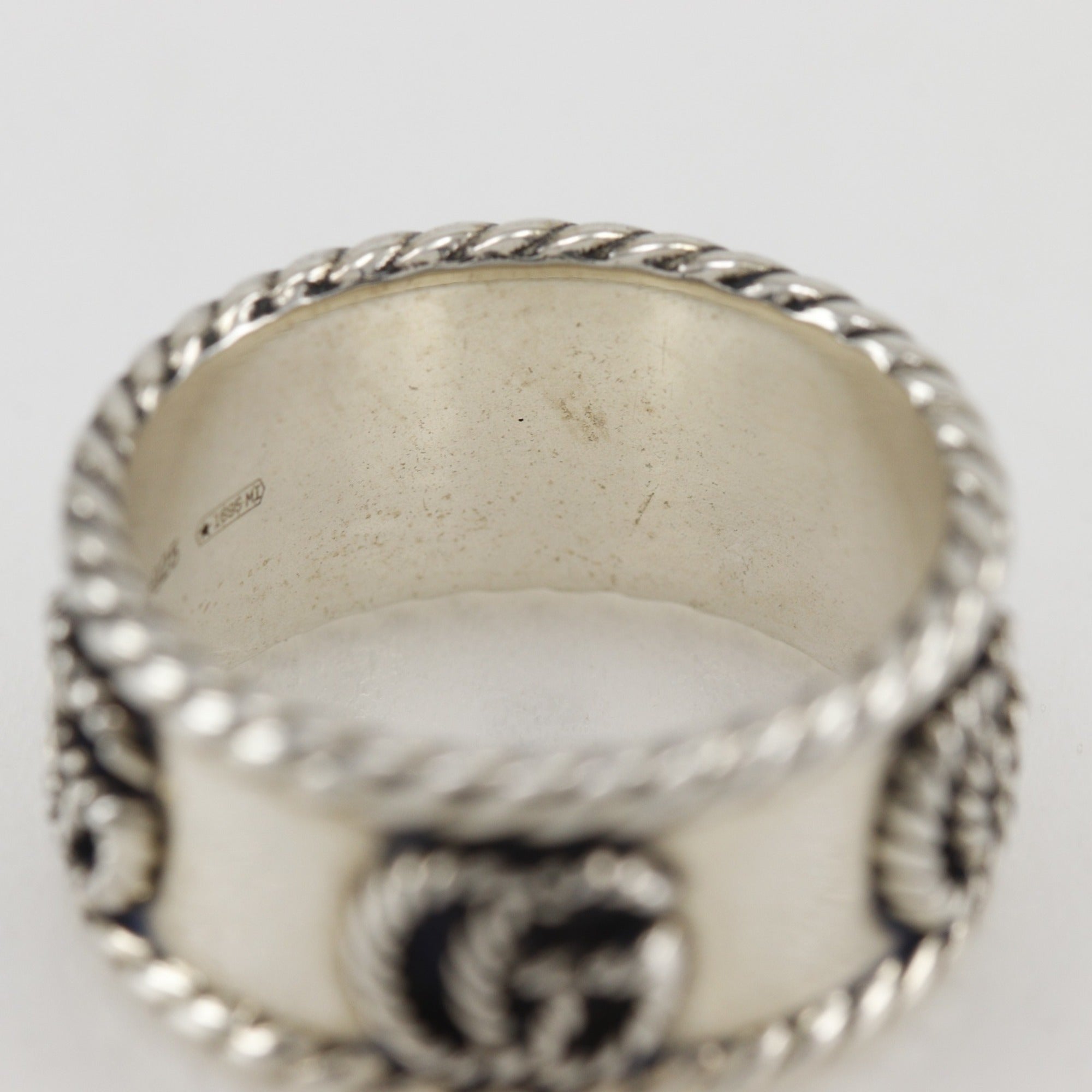 Gucci Silver 925 Band Ring (Pre-Owned)