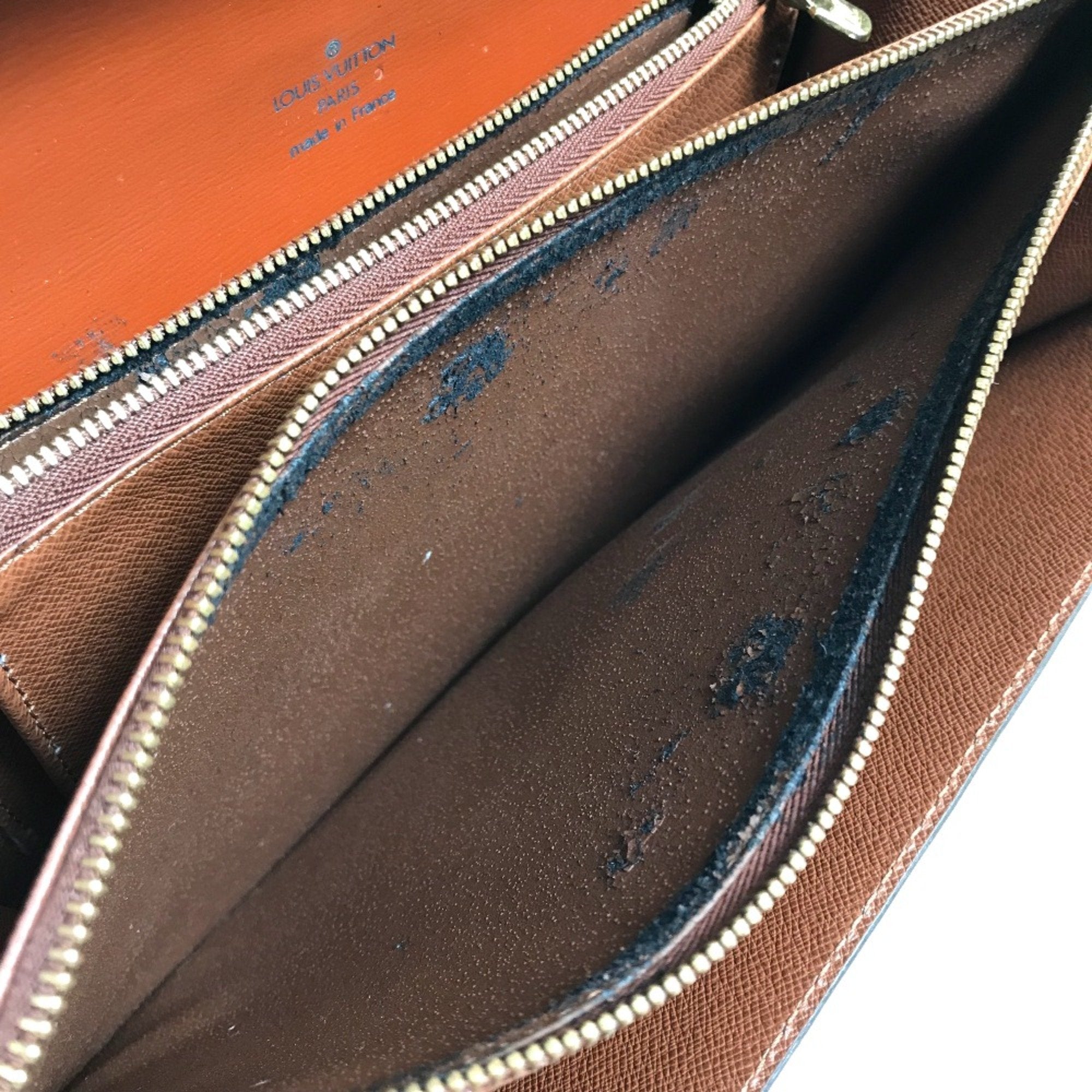 Louis Vuitton Brown Leather Handbag (Pre-Owned)