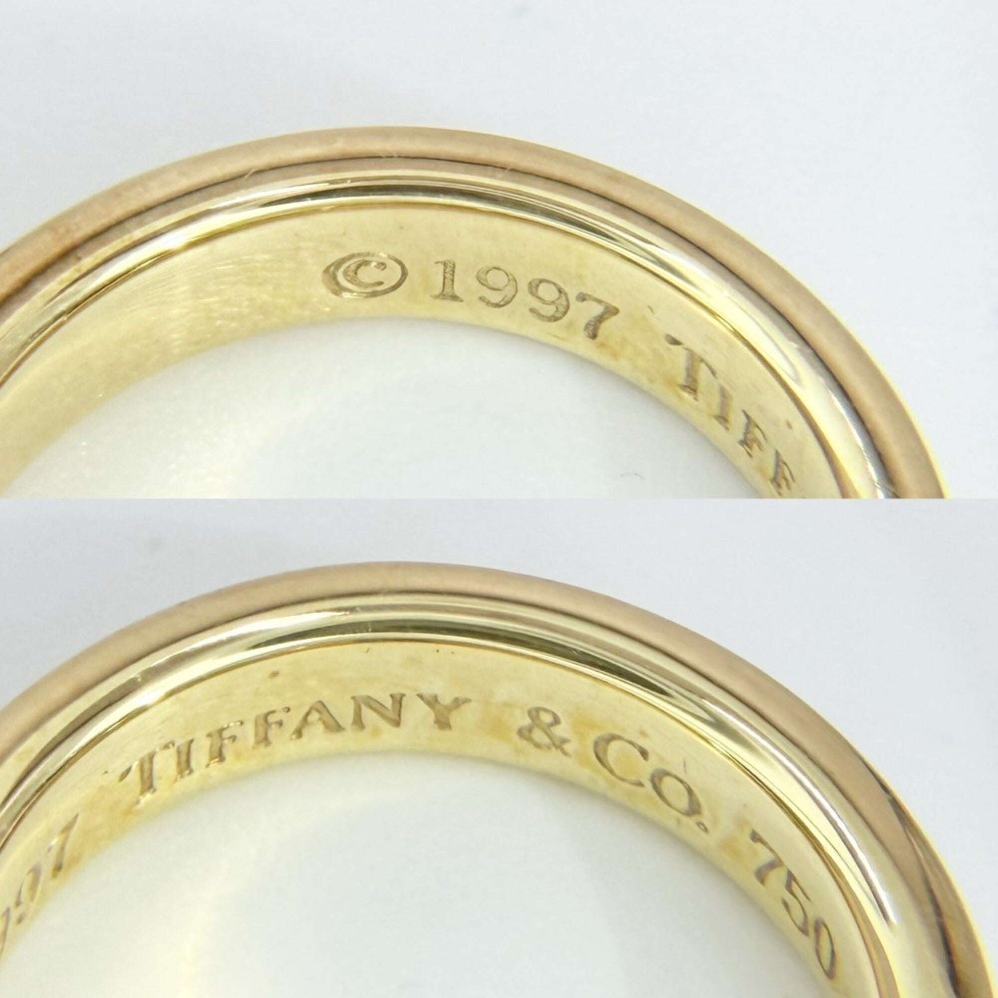 Tiffany Yellow Gold (18K) Band Ring (Pre-Owned)