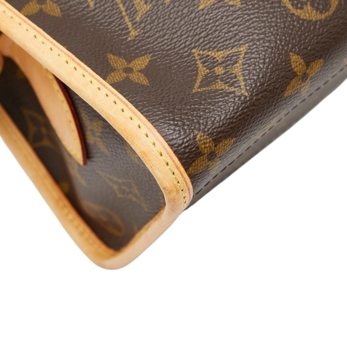 Louis Vuitton Brown Pvc Leather Shoulder Bag (Pre-Owned)