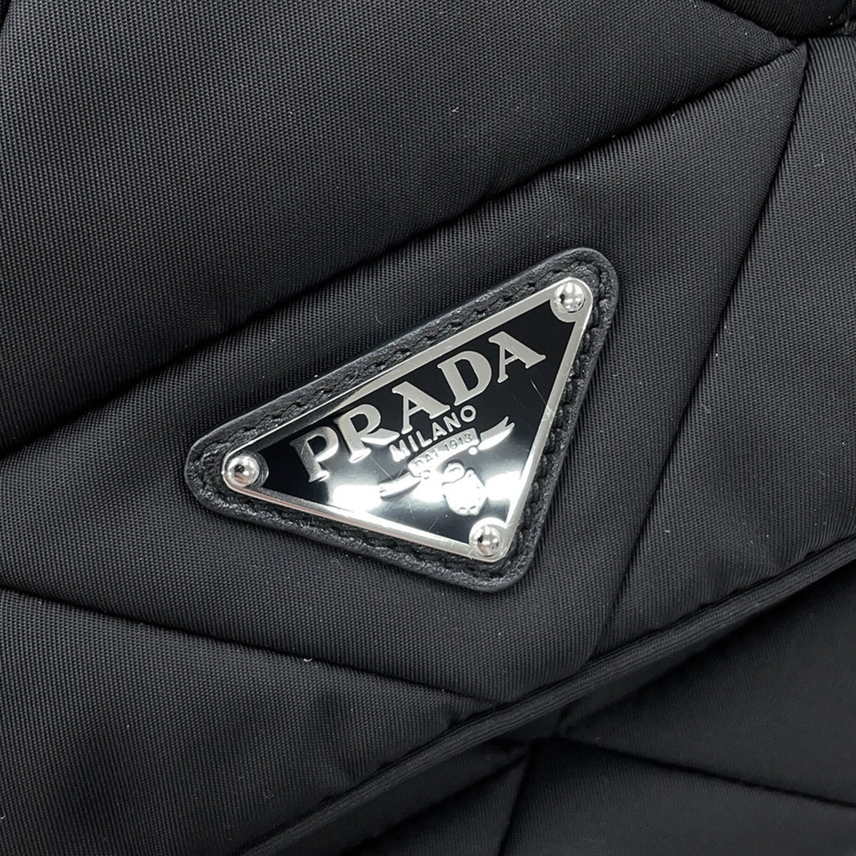 Prada Black Nylon Shoulder Bag (Pre-Owned)