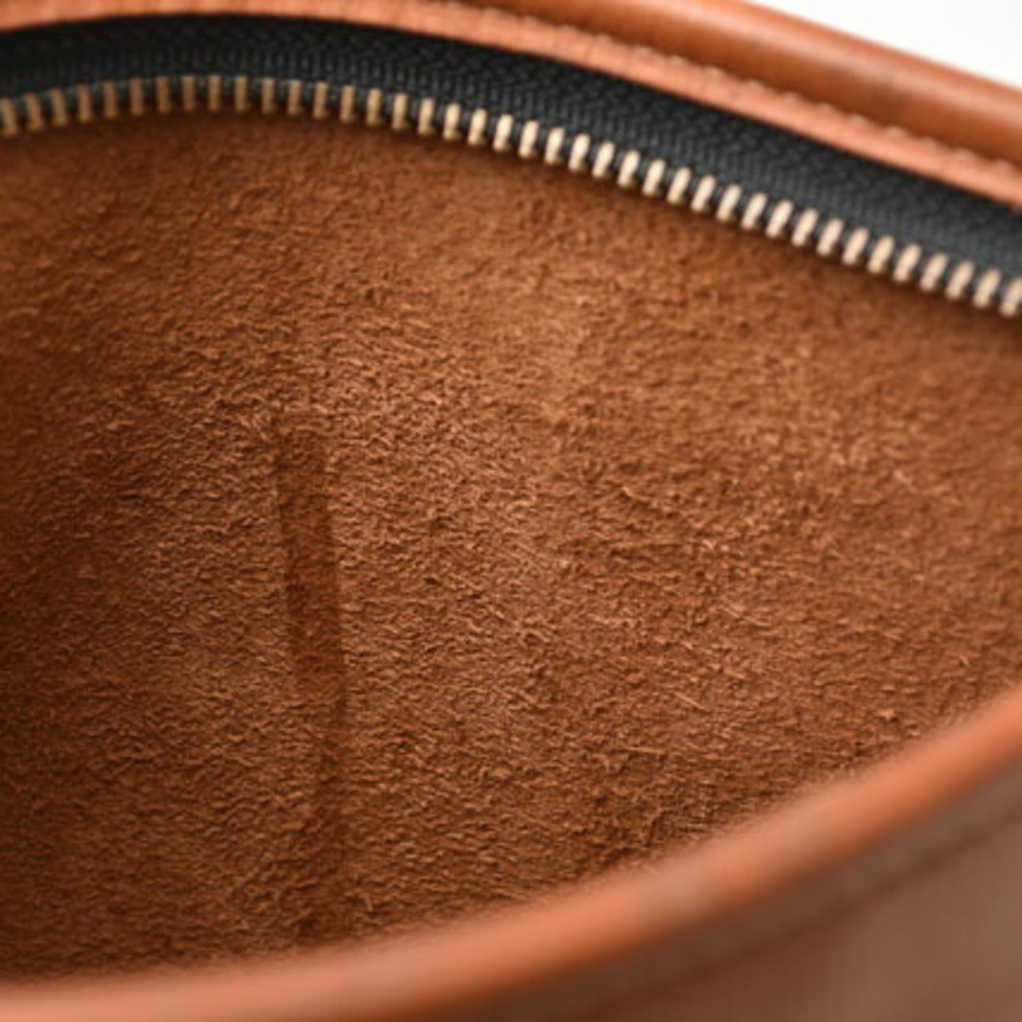 Coach Brown Leather Clutch Bag Pouch (Pre-Owned)