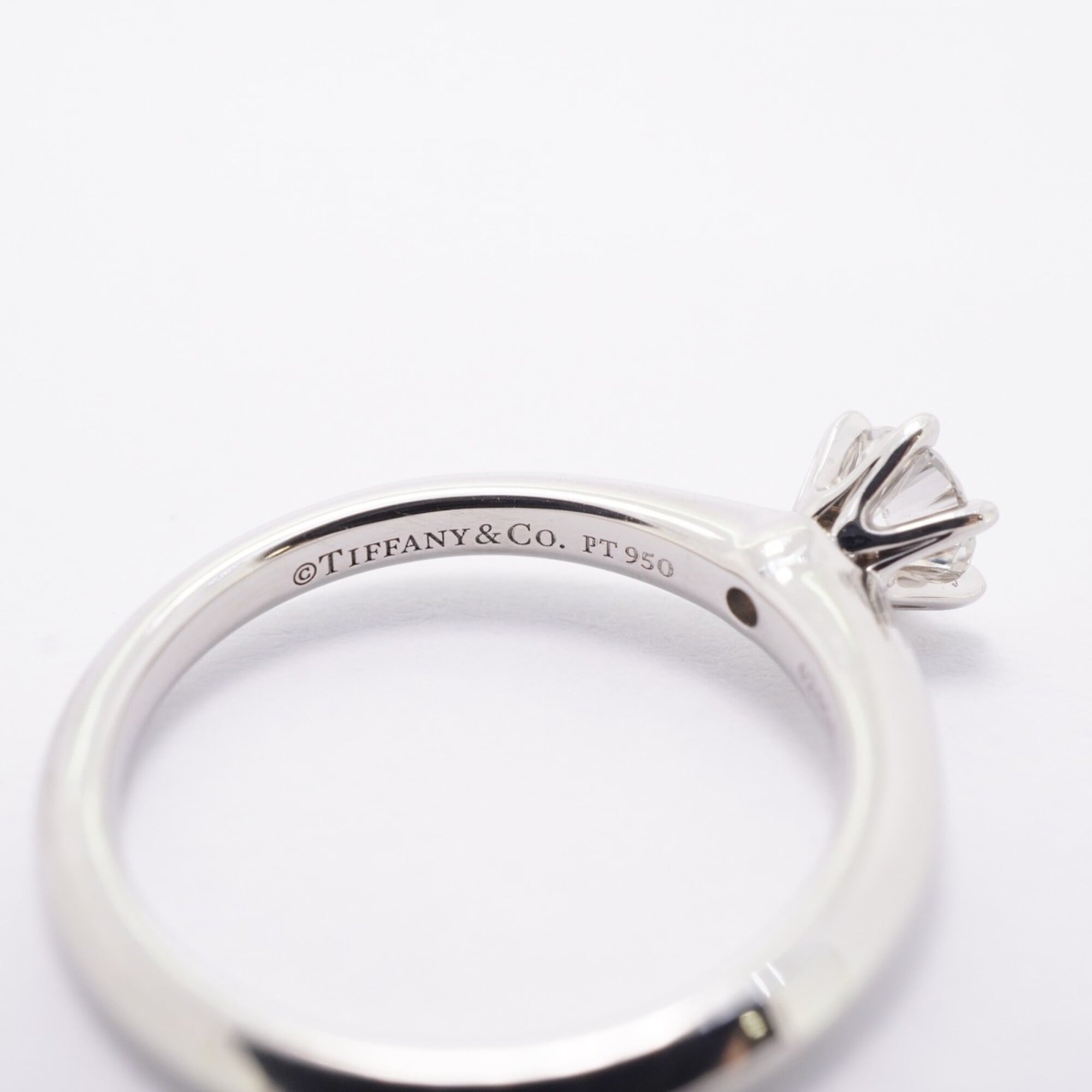 Tiffany Platinum 950 Band Ring (Pre-Owned)