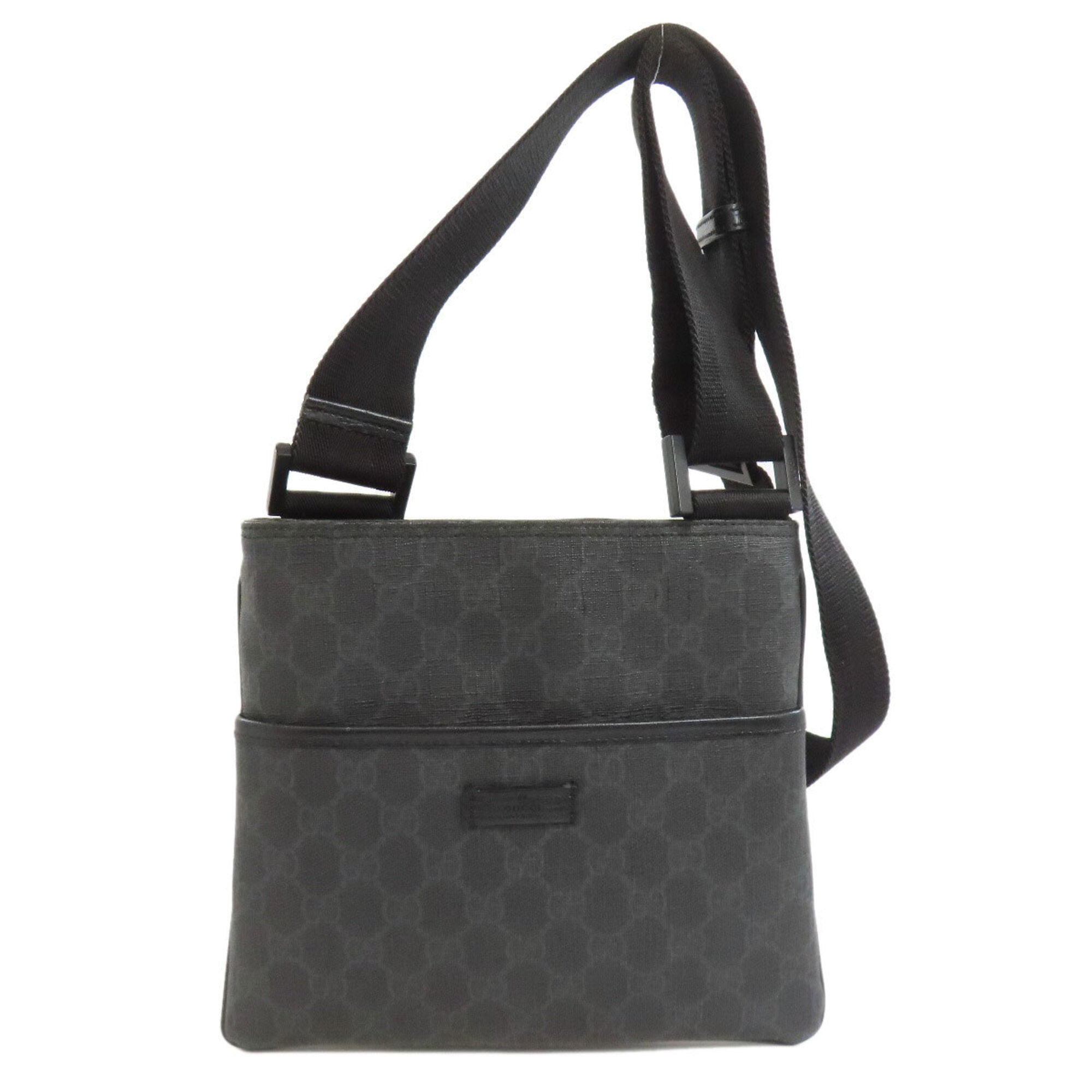 Gucci Black Gg Supreme Shoulder Bag (Pre-Owned)