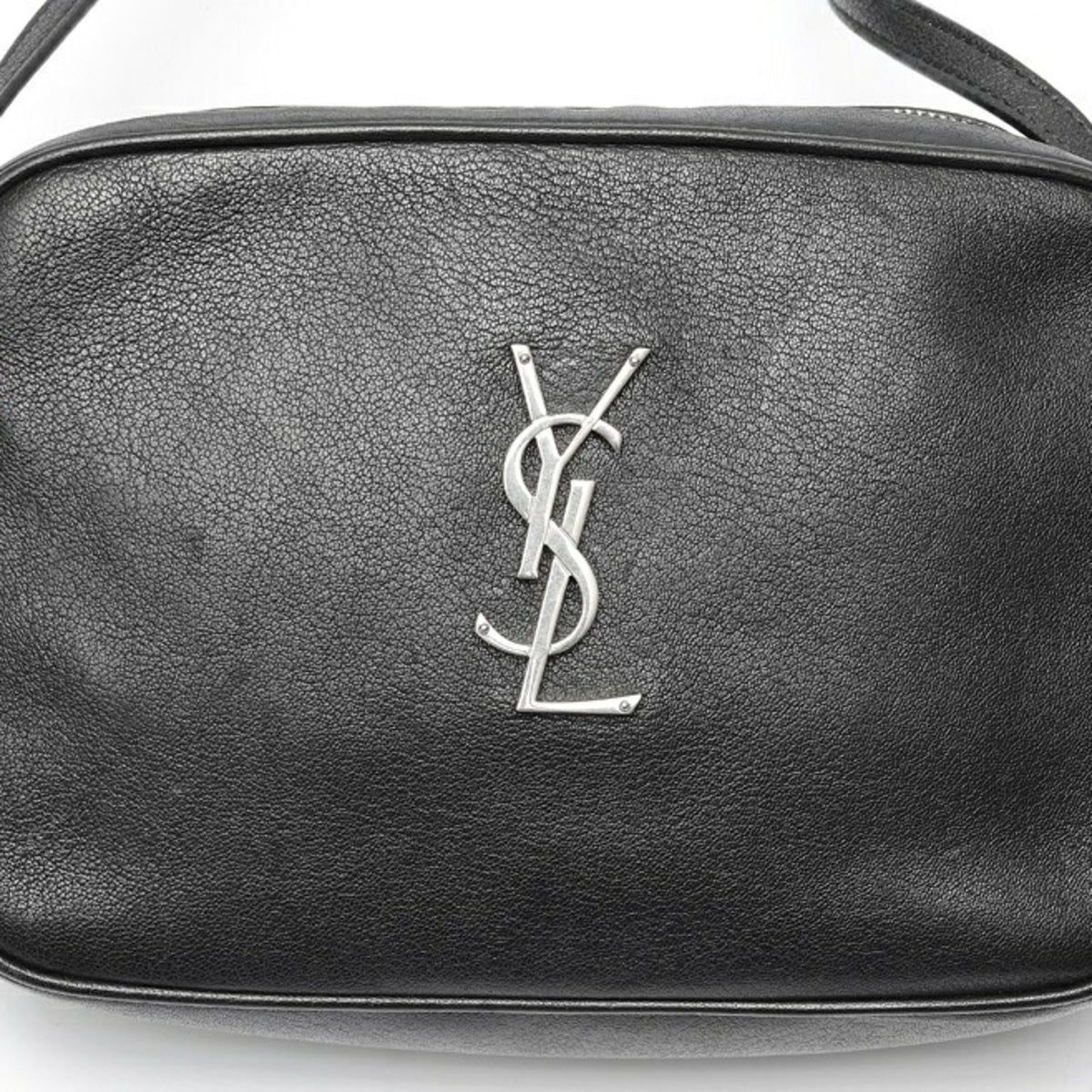Saint Laurent Black Leather Shoulder Bag (Pre-Owned)