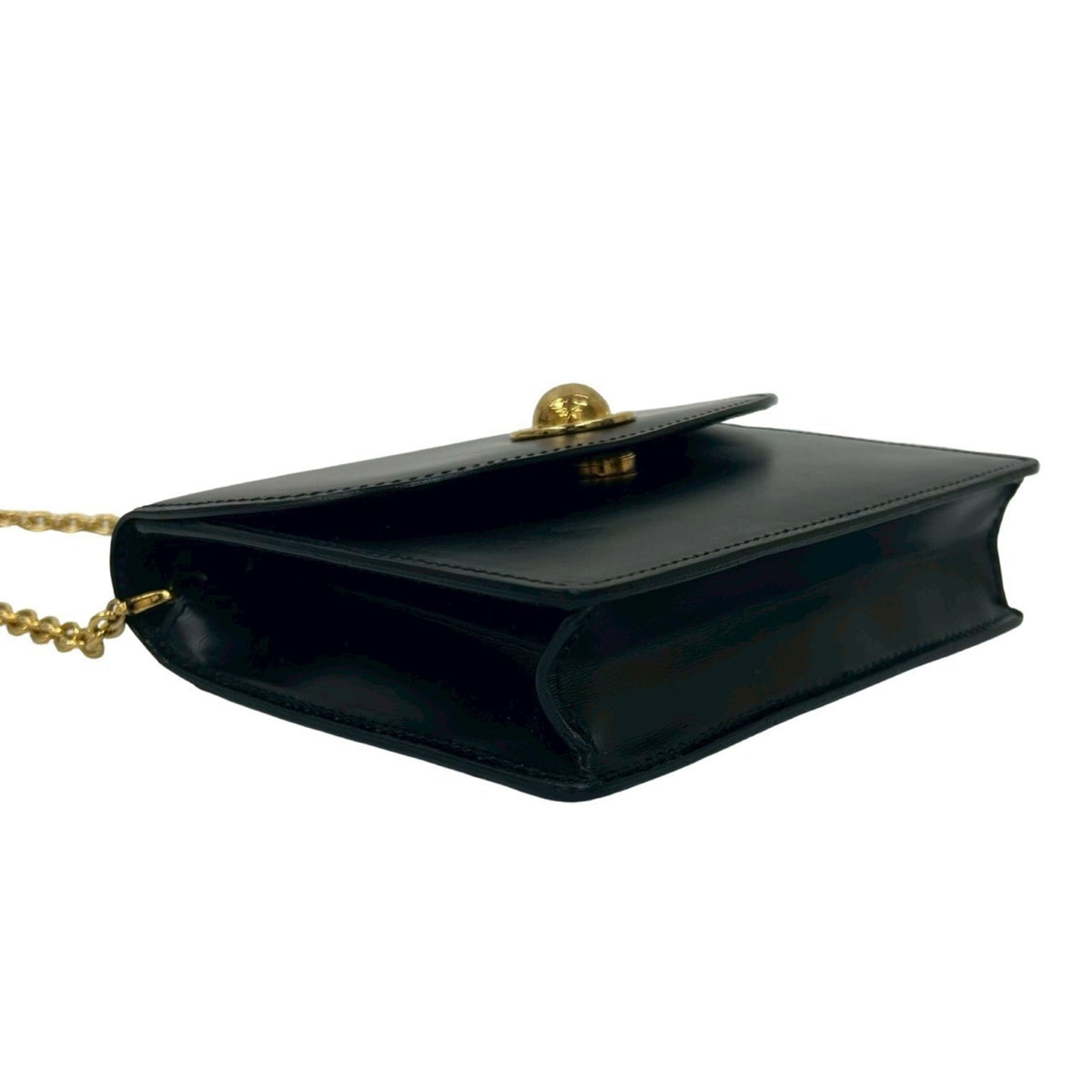 Celine Black Leather Pochette Shoulder Bag (Pre-Owned)
