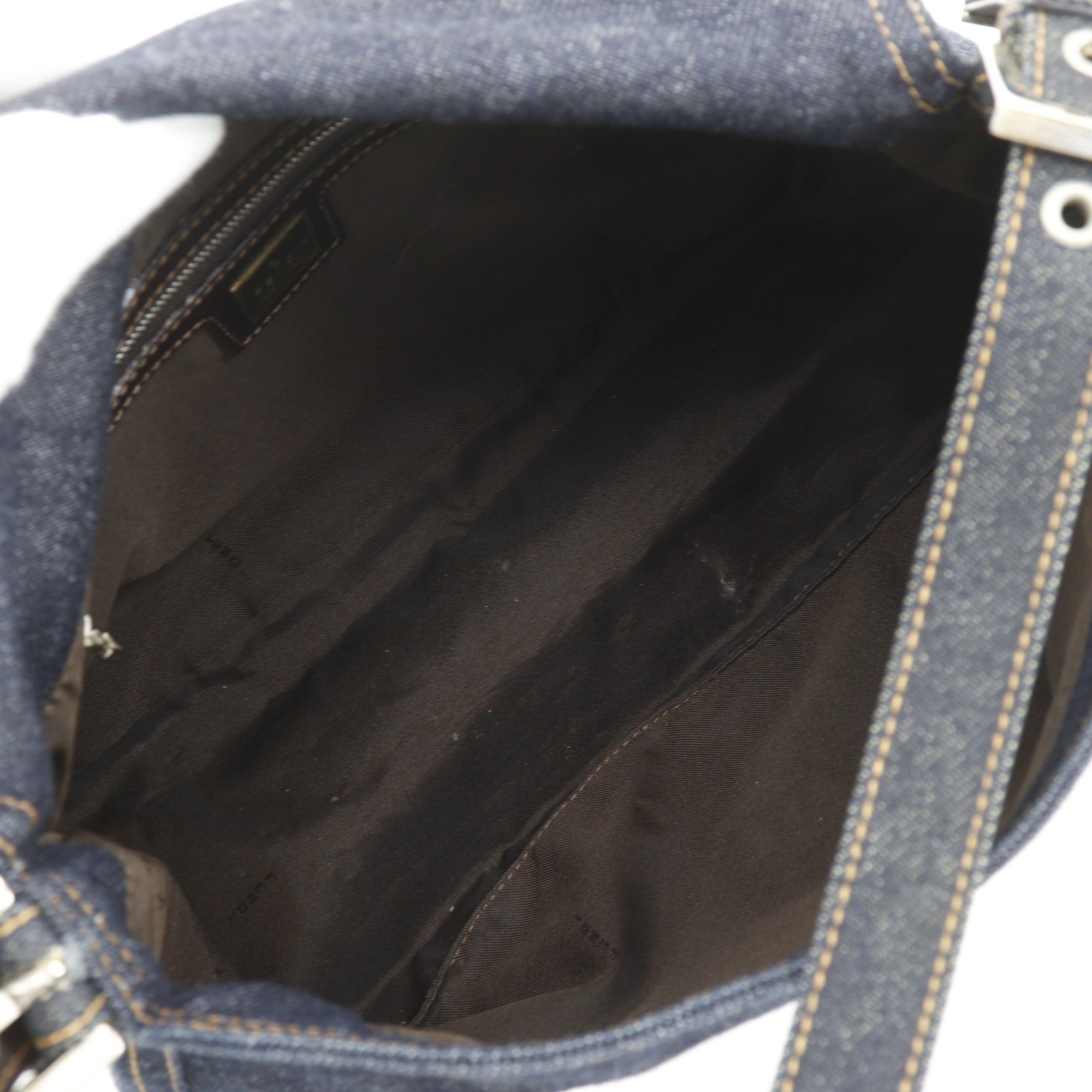 Fendi Navy Denim Shoulder Bag (Pre-Owned)