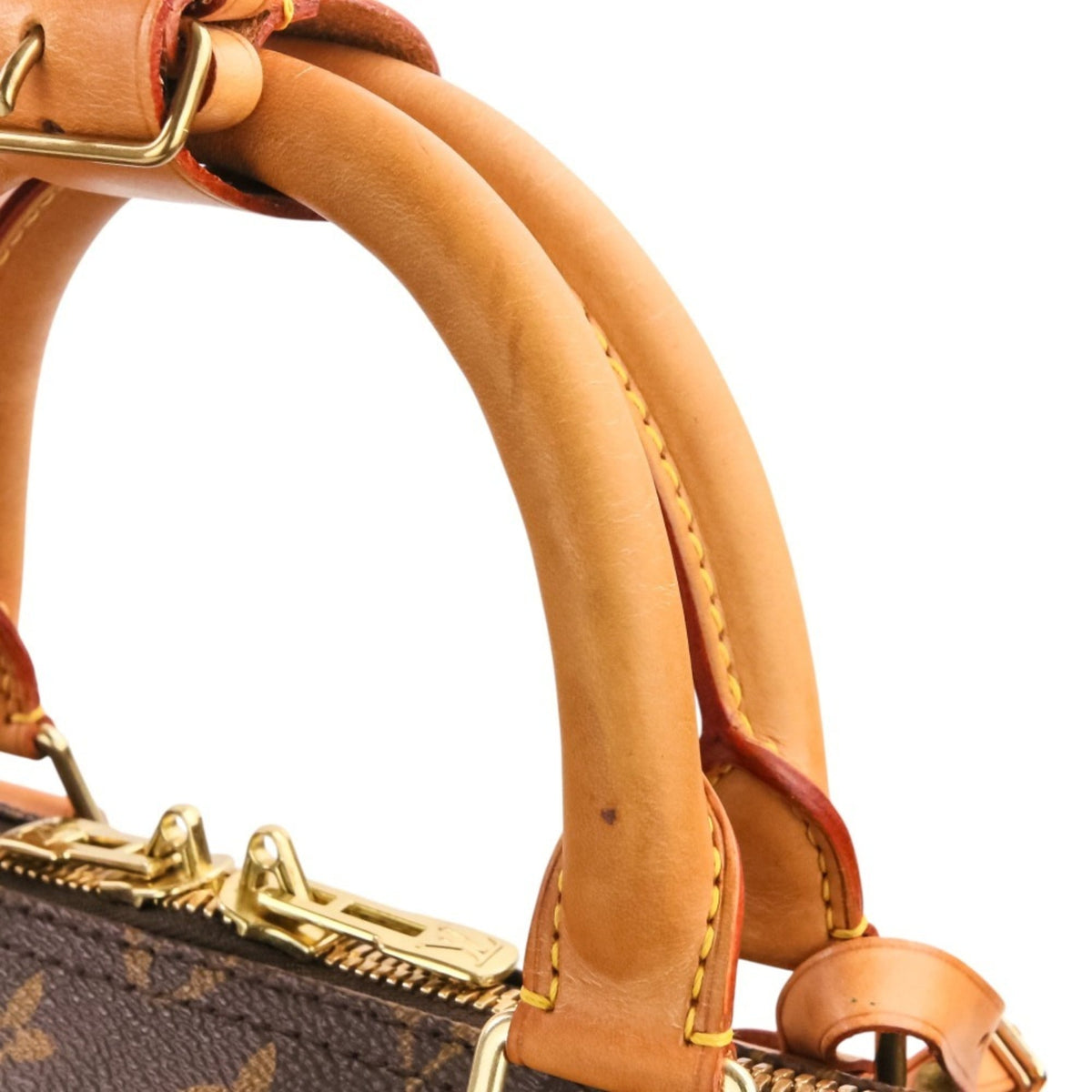 Louis Vuitton Brown Monogram Canvas Boston Bag (Pre-Owned)