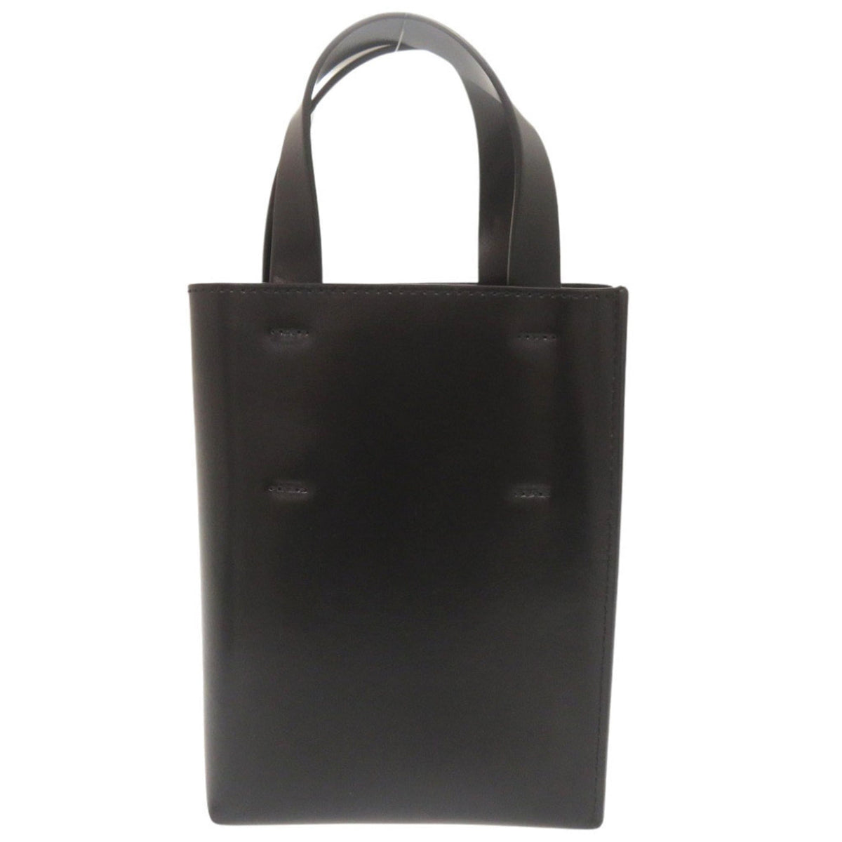 Marni Black Leather Handbag Shoulder Bag (Pre-Owned)