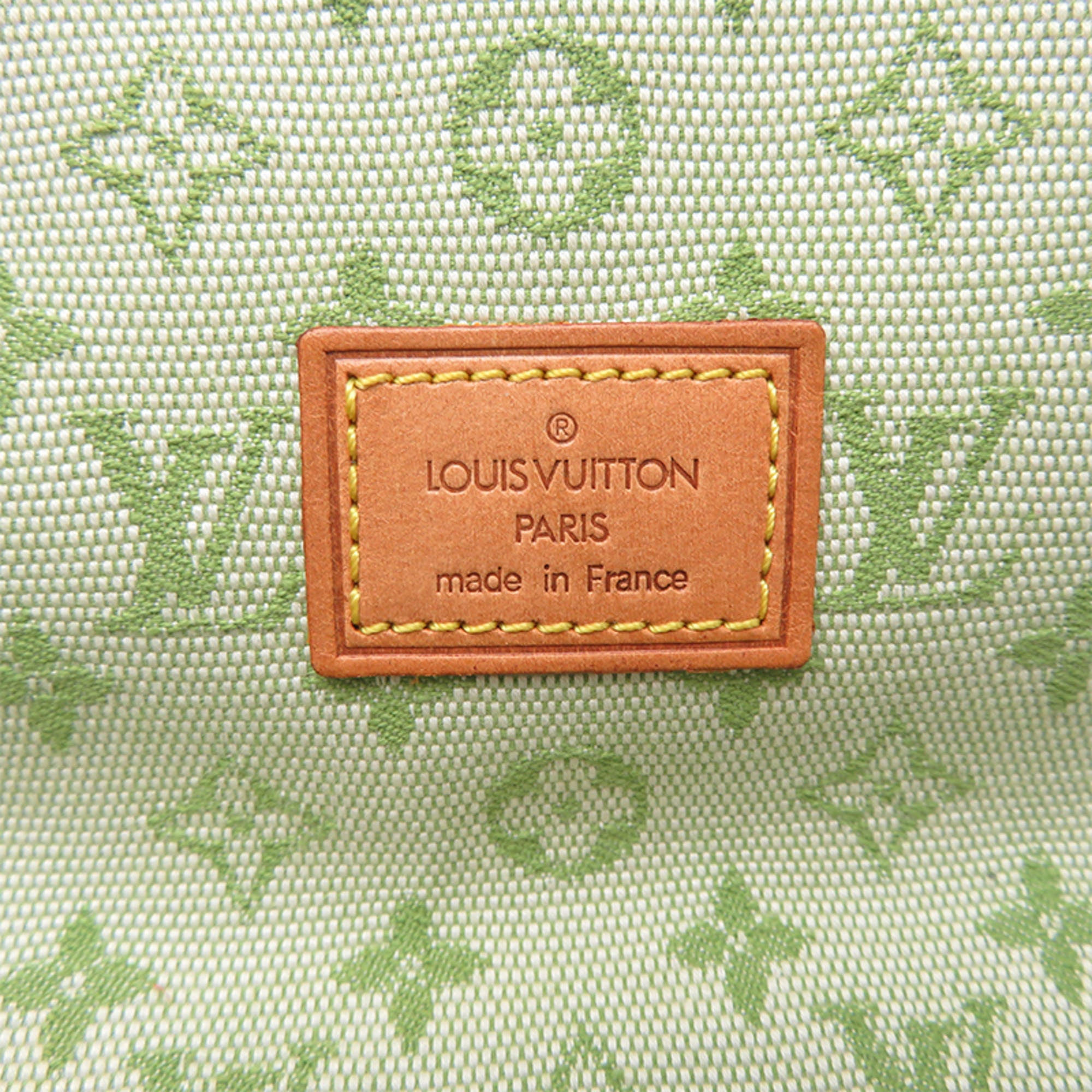Louis Vuitton Green Monogram Pouch (Pre-Owned)