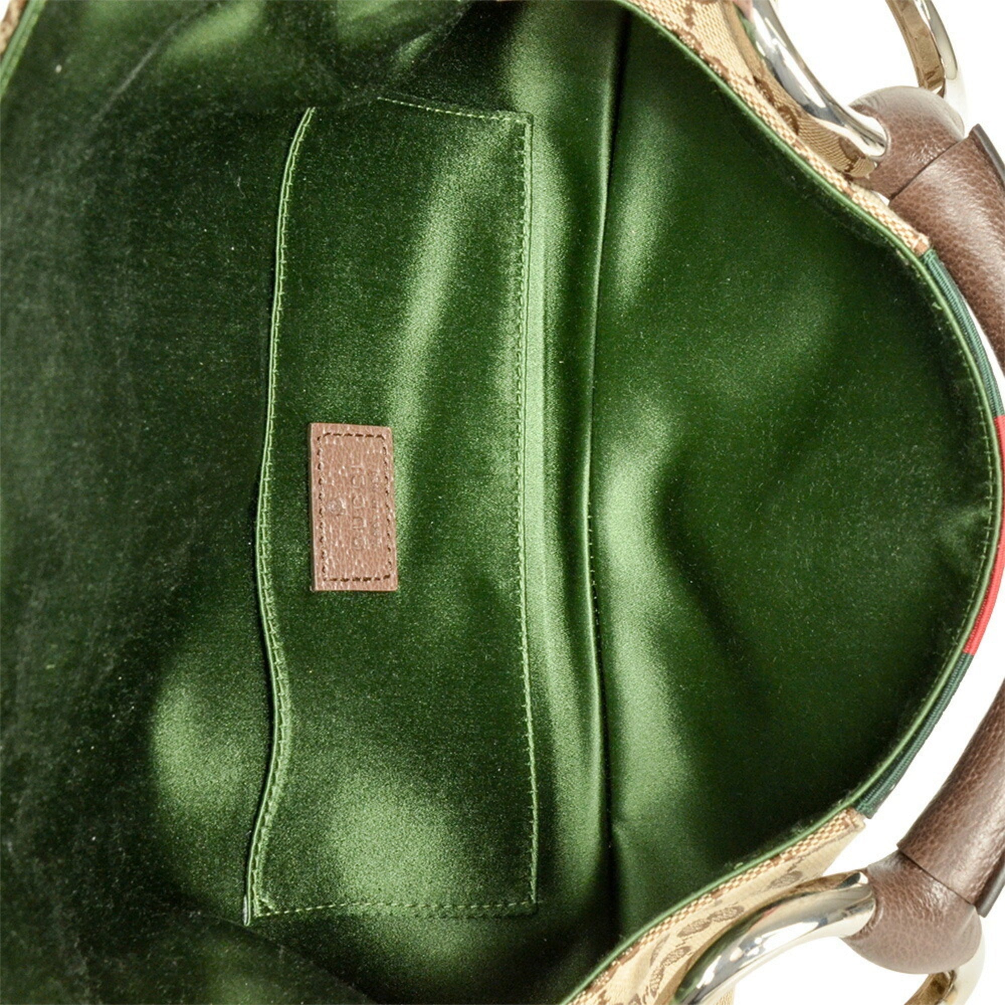 Gucci Beige Gg Canvas Handbag (Pre-Owned)