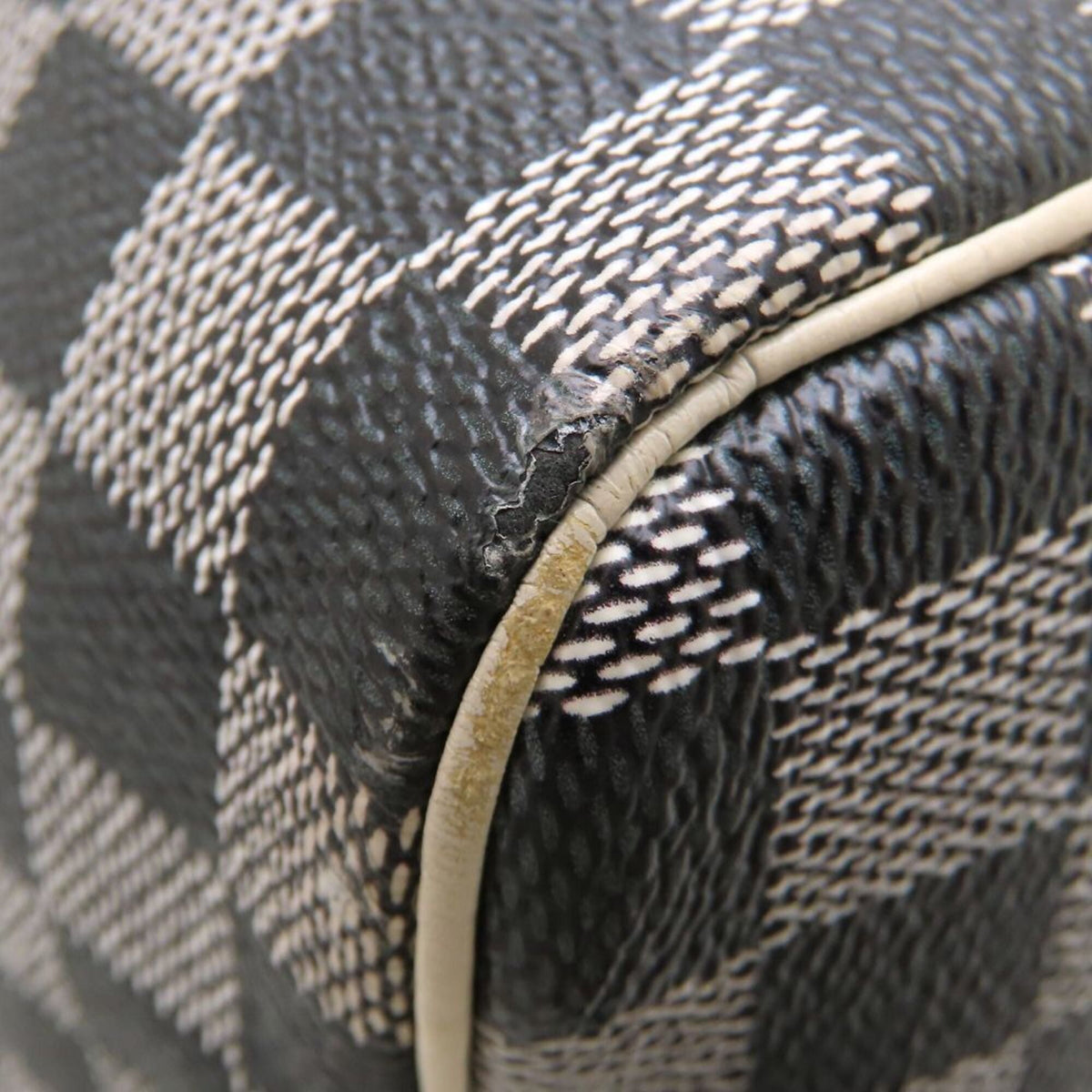 Louis Vuitton Damier Multi-Color Noir Damier Canvas Leather Handbag (Pre-Owned)
