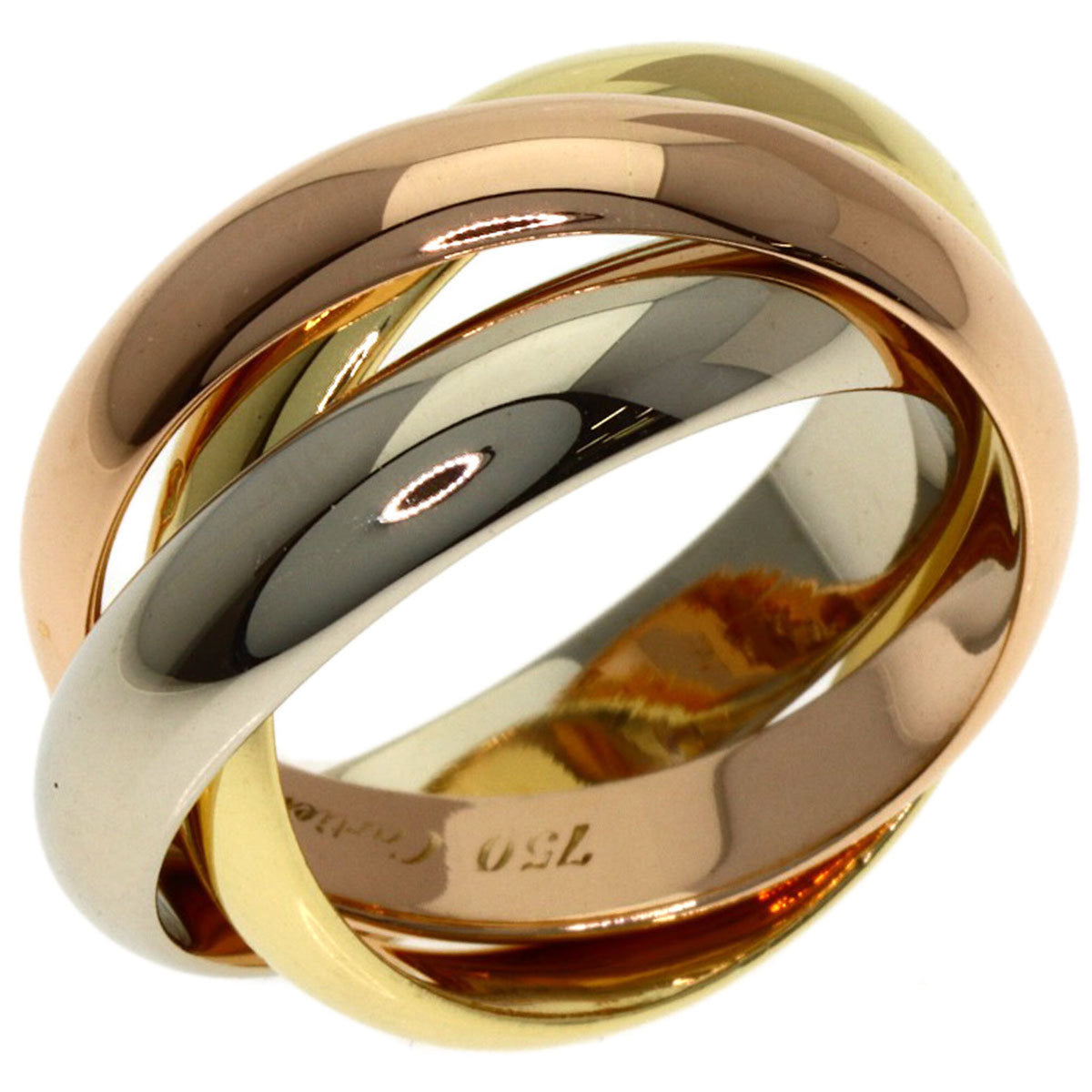 Cartier Yellow Gold (18K) Pink Gold (18K) White Gold (18K) Band Ring (Pre-Owned)