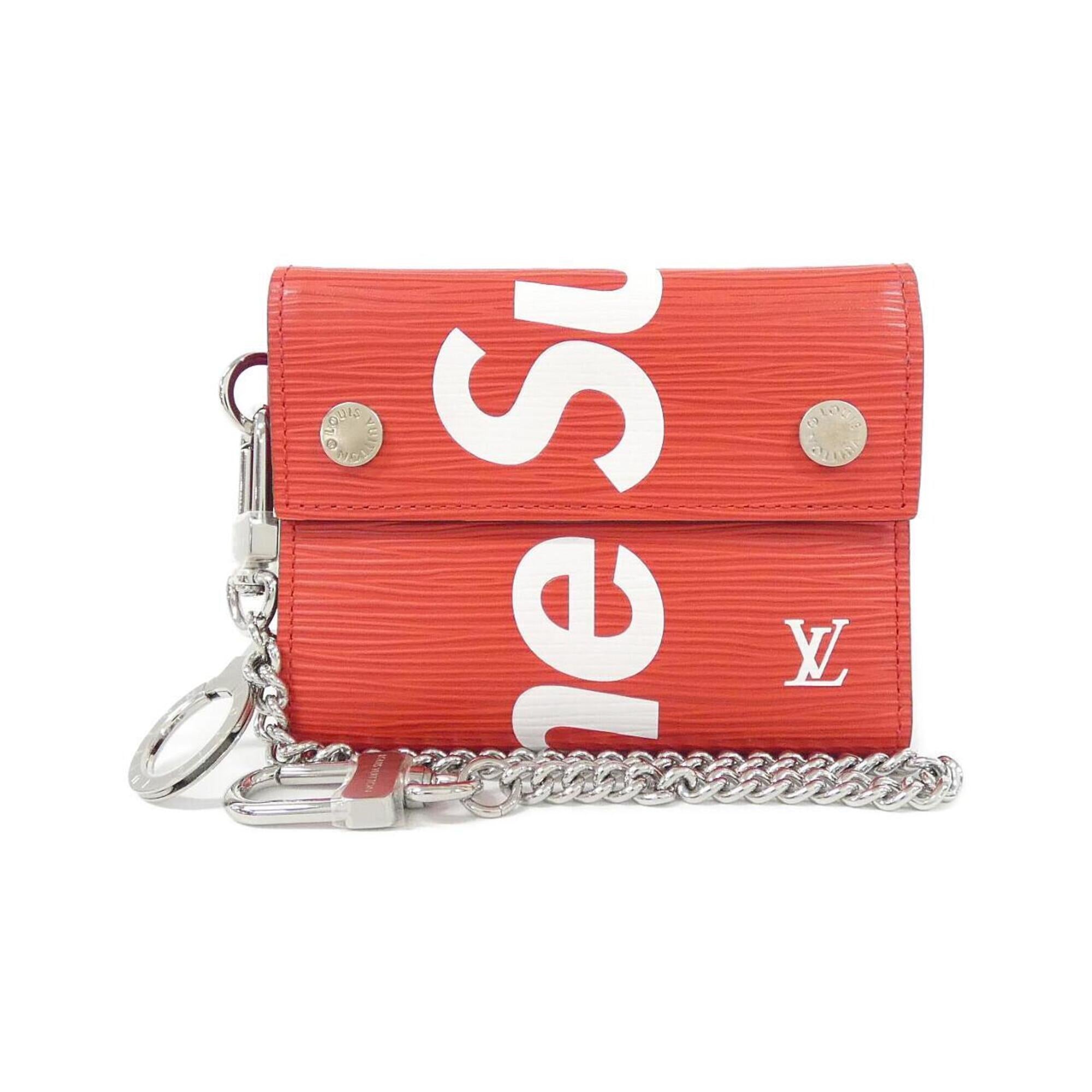 Louis Vuitton Epi Rouge Leather Chain/Shoulder Wallet (Pre-Owned)