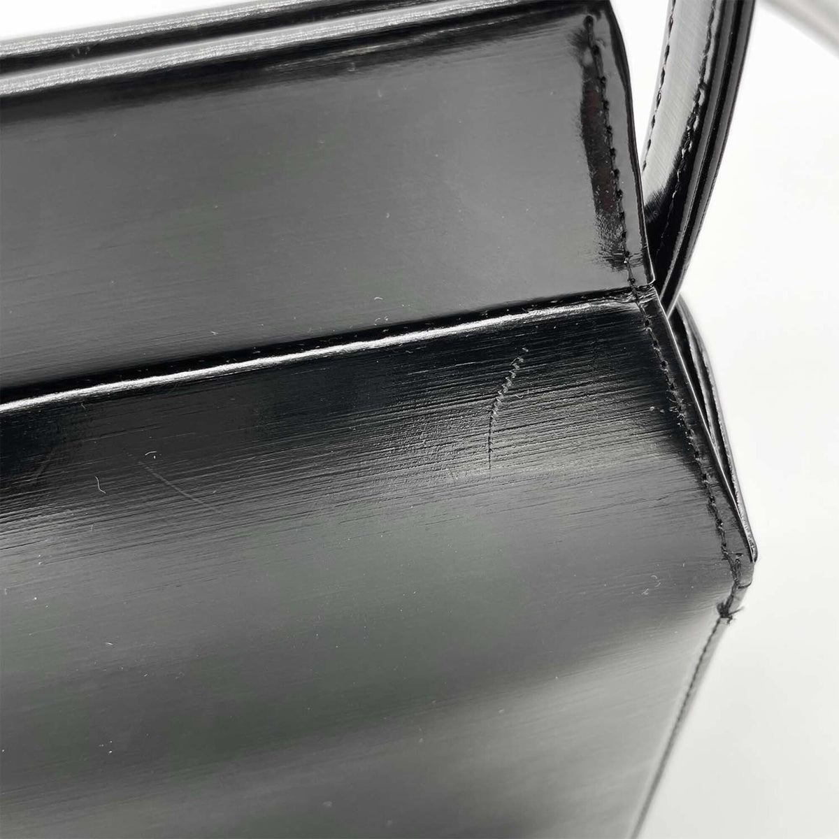 Givenchy Black Silver Leather Handbag (Pre-Owned)