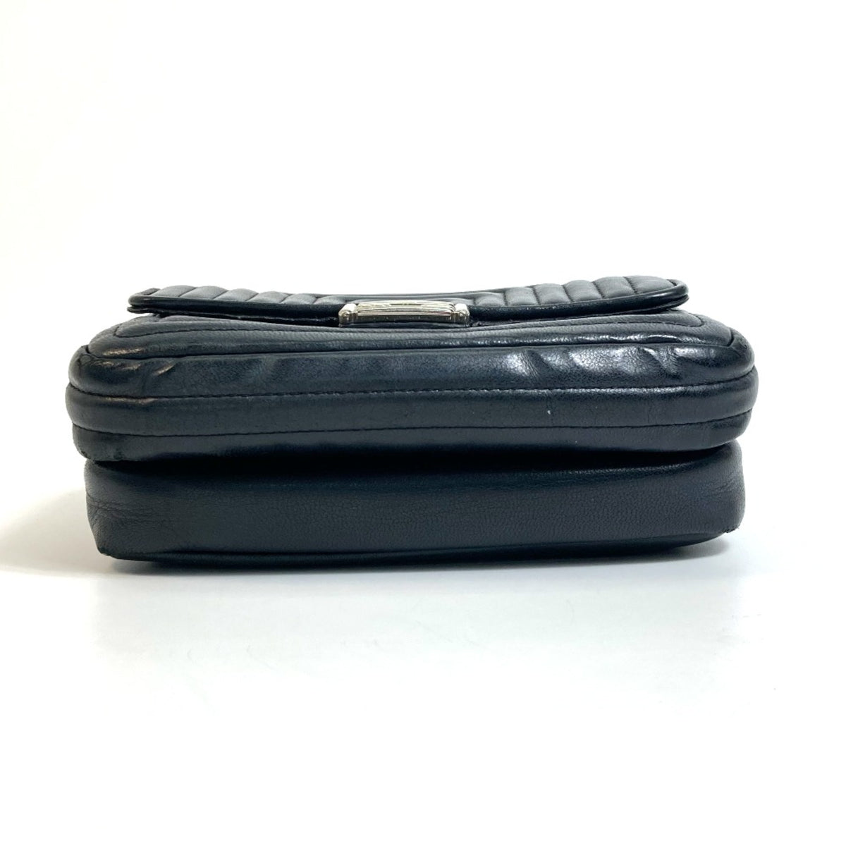 Fendi Black Leather Shoulder Bag (Pre-Owned)