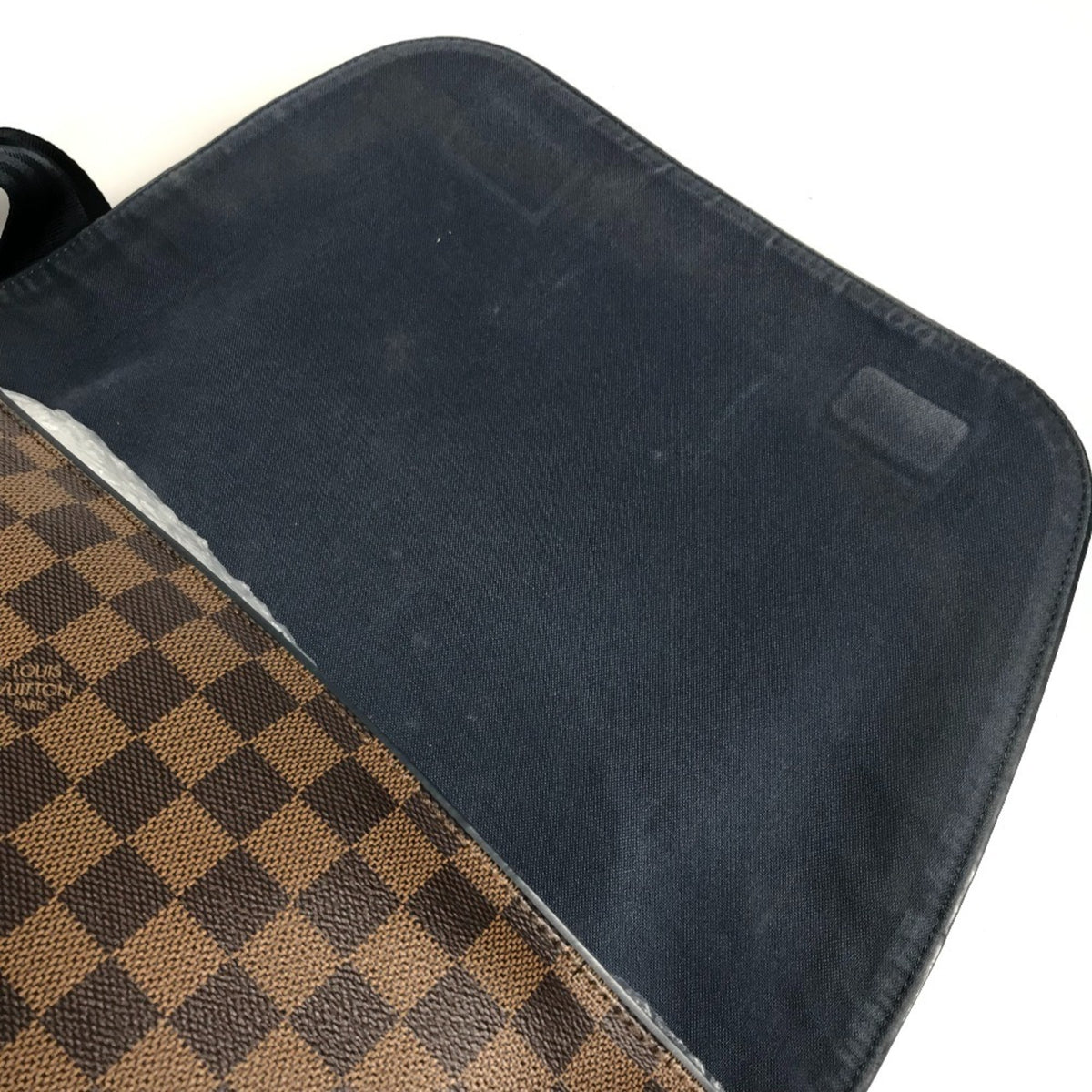 Louis Vuitton Brown Damier Canvas Messenger Bag Shoulder Bag (Pre-Owned)
