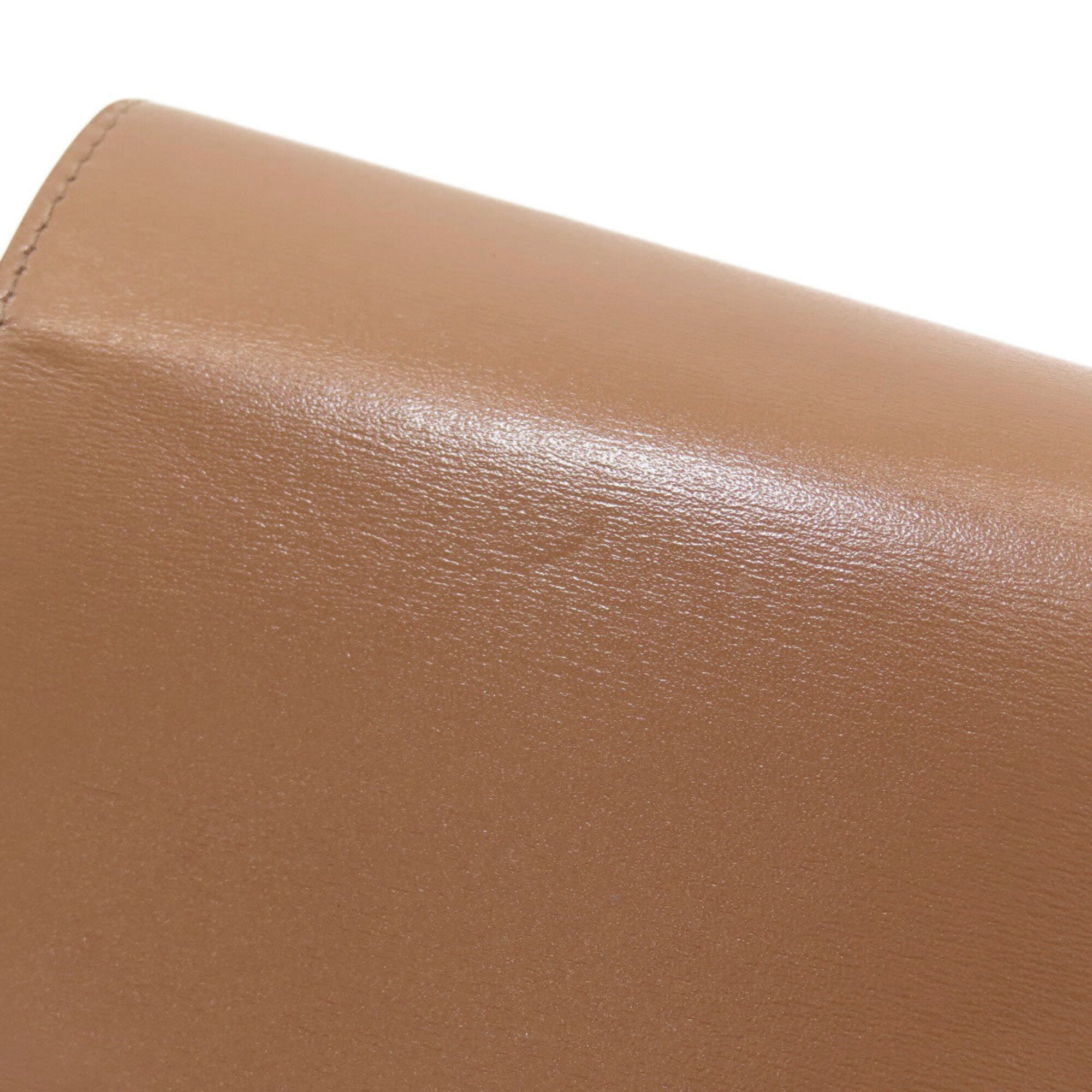 Celine Brown Leather Wallet (Tri-Fold) (Pre-Owned)