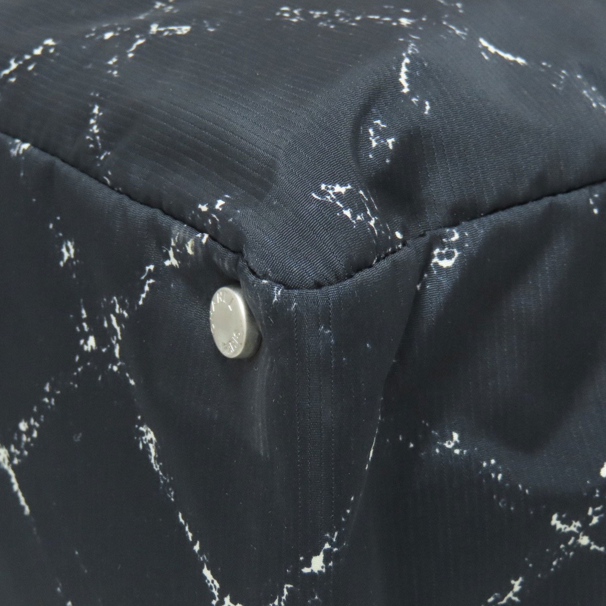 Chanel Travel Line Black Nylon Tote Bag (Pre-Owned)