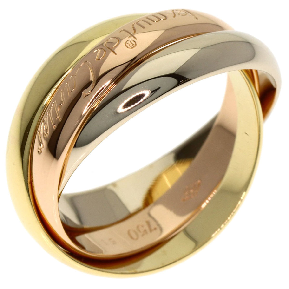 Cartier Yellow Gold (18K) Pink Gold (18K) White Gold (18K) Band Ring (Pre-Owned)