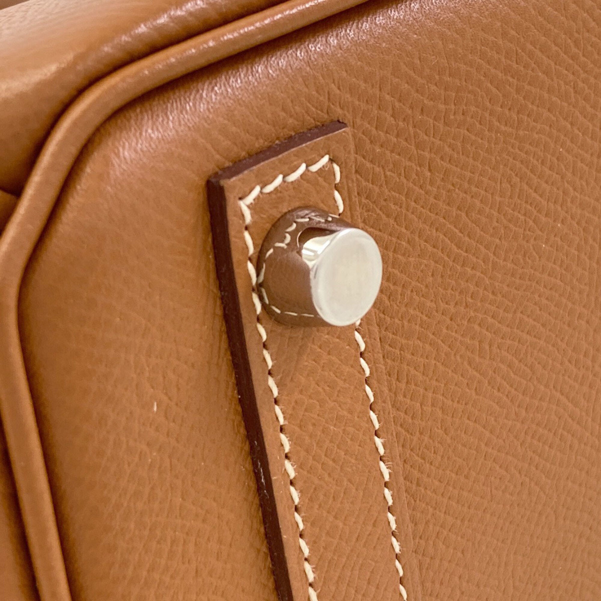 Hermes Gold Epsom Leather Handbag (Pre-Owned)