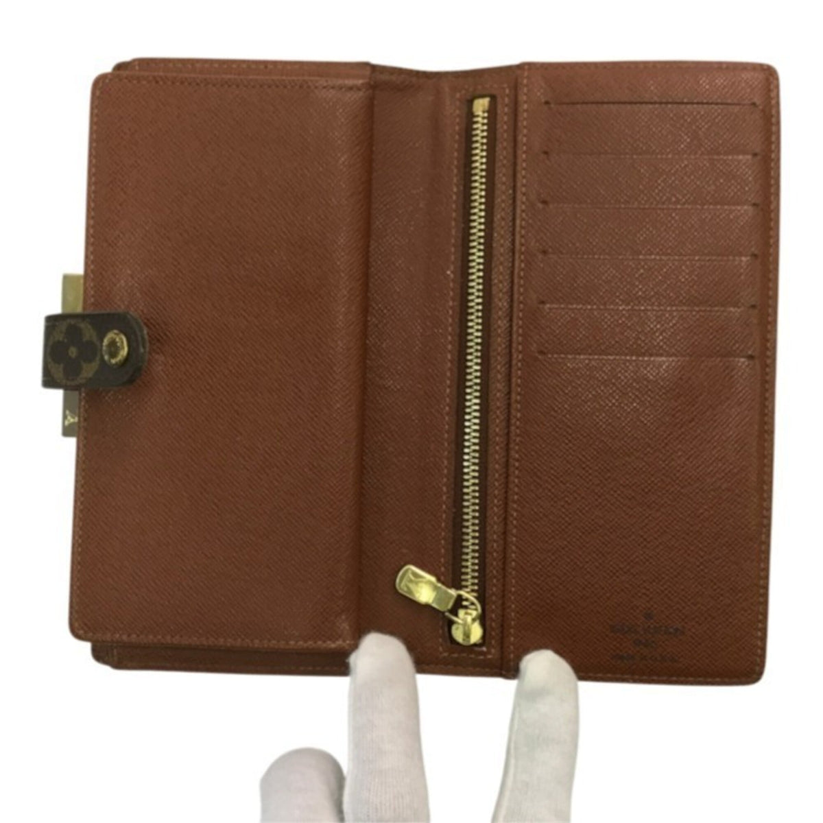 Louis Vuitton Monogram Brown Monogram Long Wallet (Bi-Fold) (Pre-Owned)
