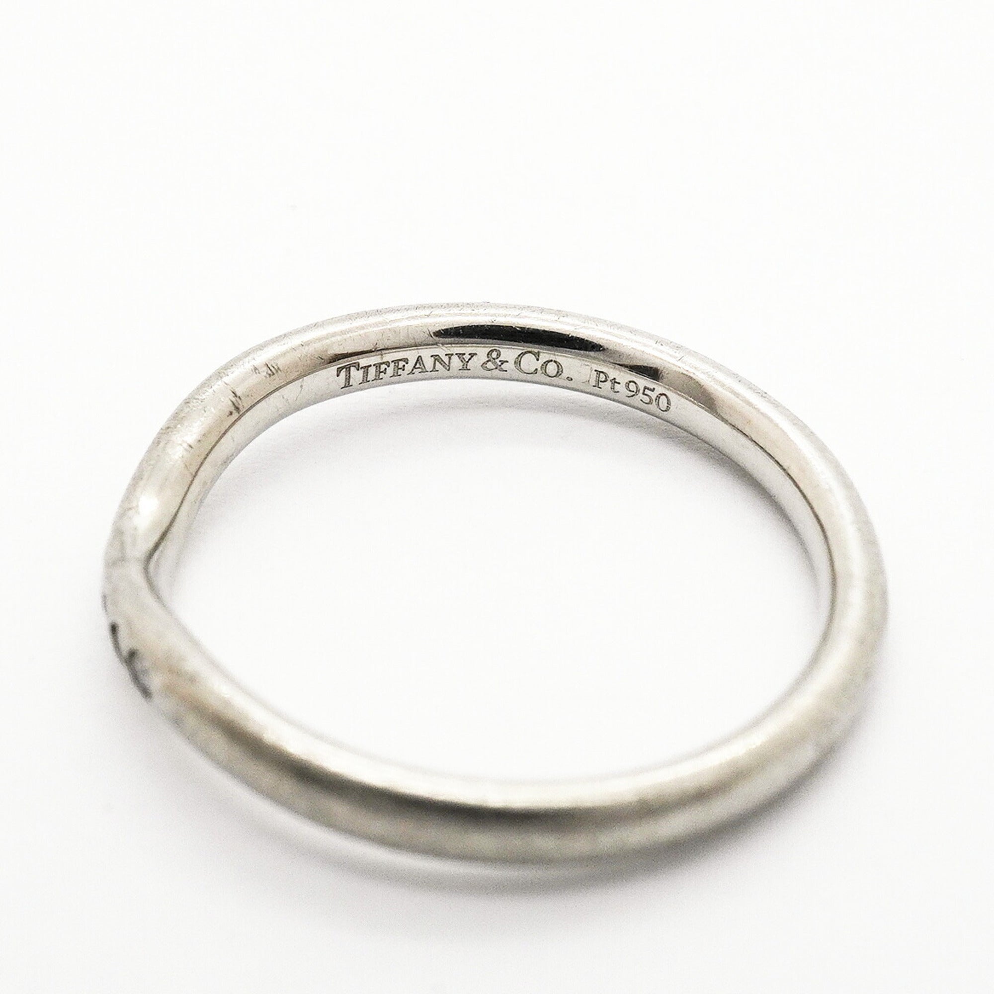 Tiffany Platinum 950 Band Ring (Pre-Owned)