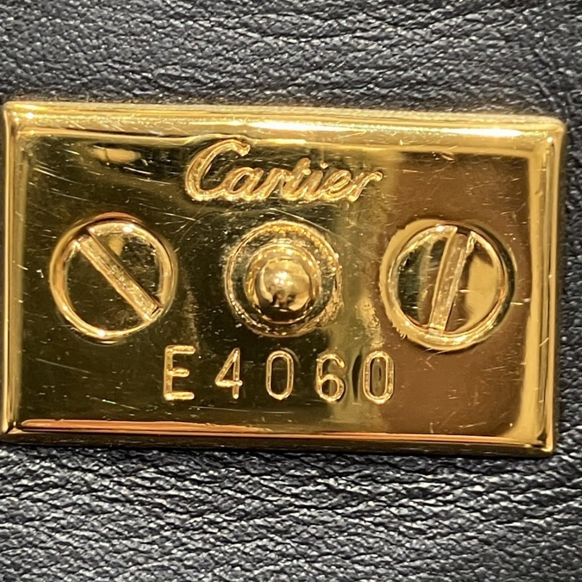 Cartier Black Handbag (Pre-Owned)