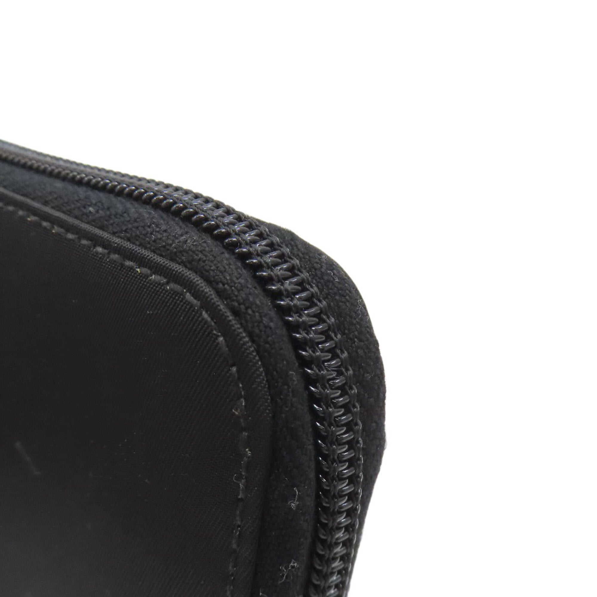 Prada Black Nylon Long Wallet (Bi-Fold) (Pre-Owned)