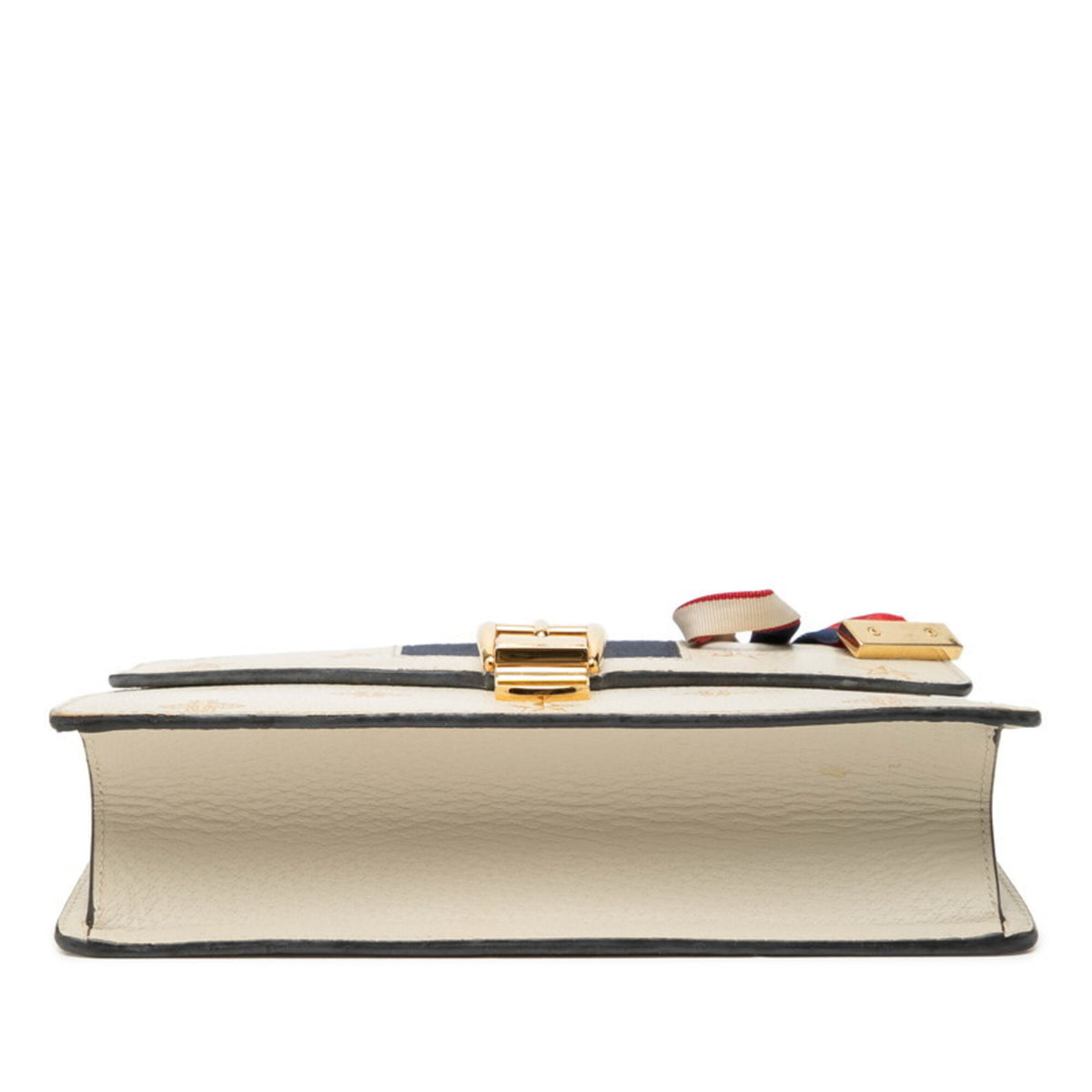 Gucci Ivory Leather Shoulder Bag (Pre-Owned)