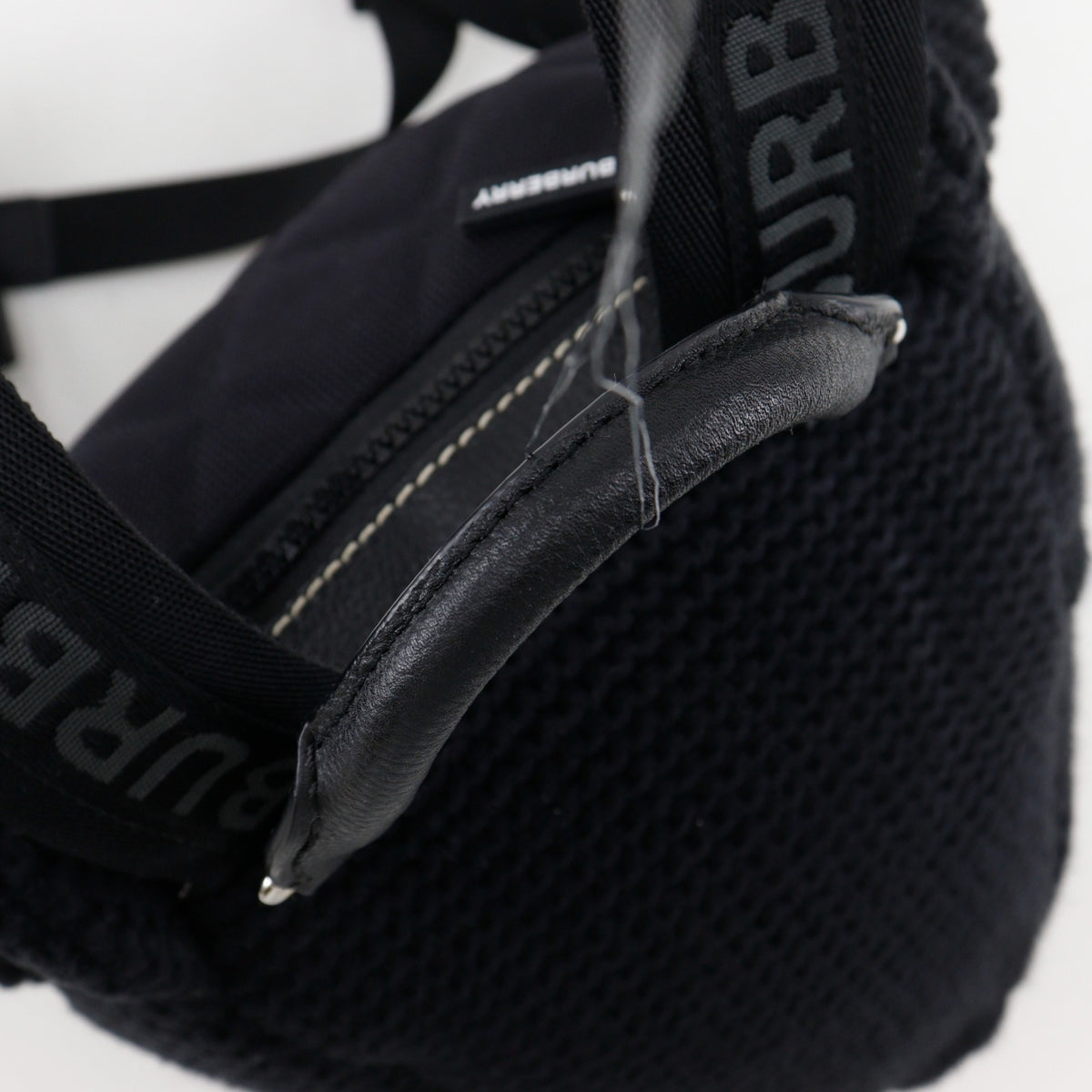 Burberry Black Cotton Backpack (Pre-Owned)