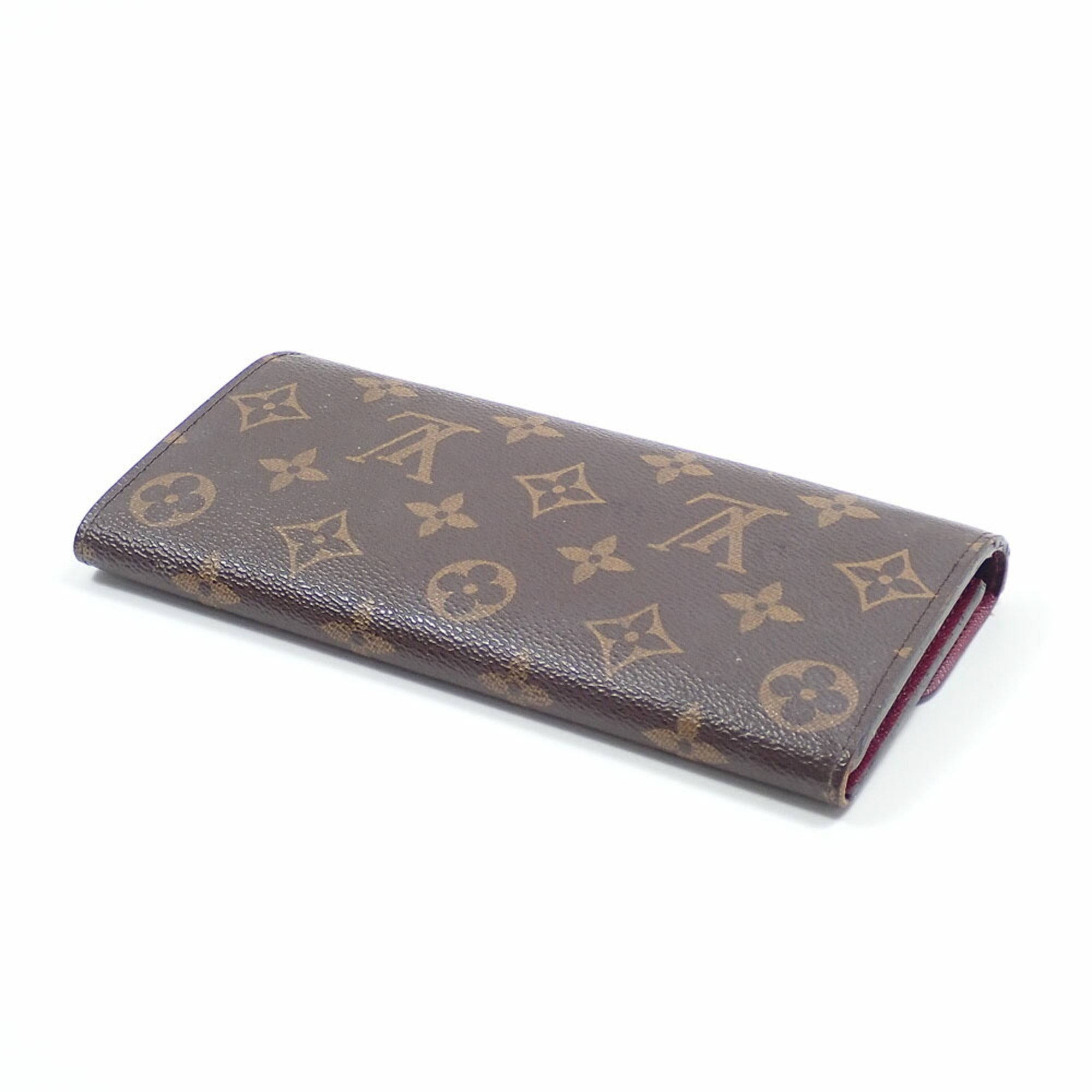 Louis Vuitton Fuchsia Monogram Long Wallet (Bi-Fold) (Pre-Owned)