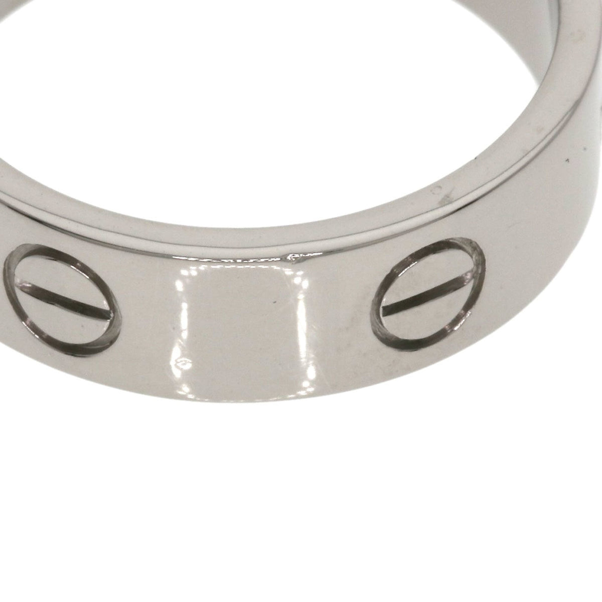 Cartier White Gold White Gold (18K) Band Ring (Pre-Owned)