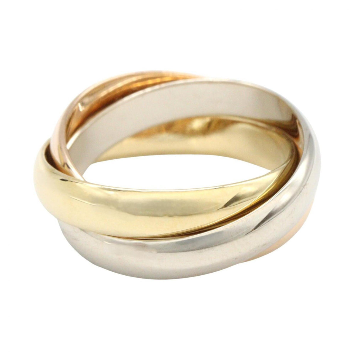 Cartier Gold Silver Yellow Gold (18K) Pink Gold (18K) White Gold (18K) Band Ring (Pre-Owned)