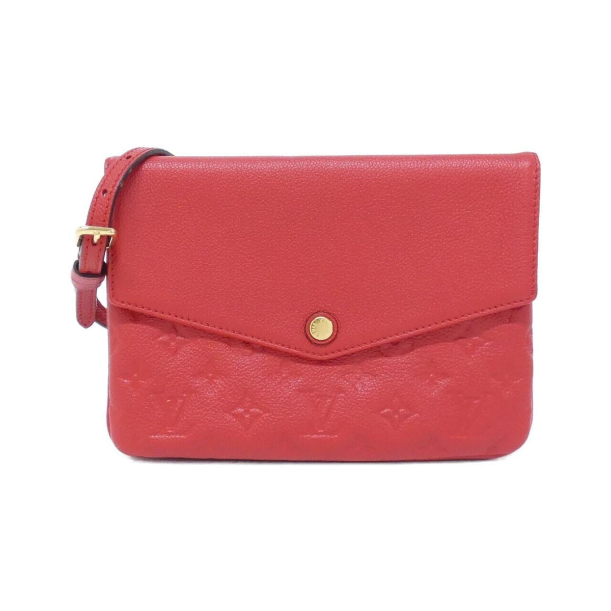 Louis Vuitton Cerise Red Color Leather Shoulder Bag (Pre-Owned)