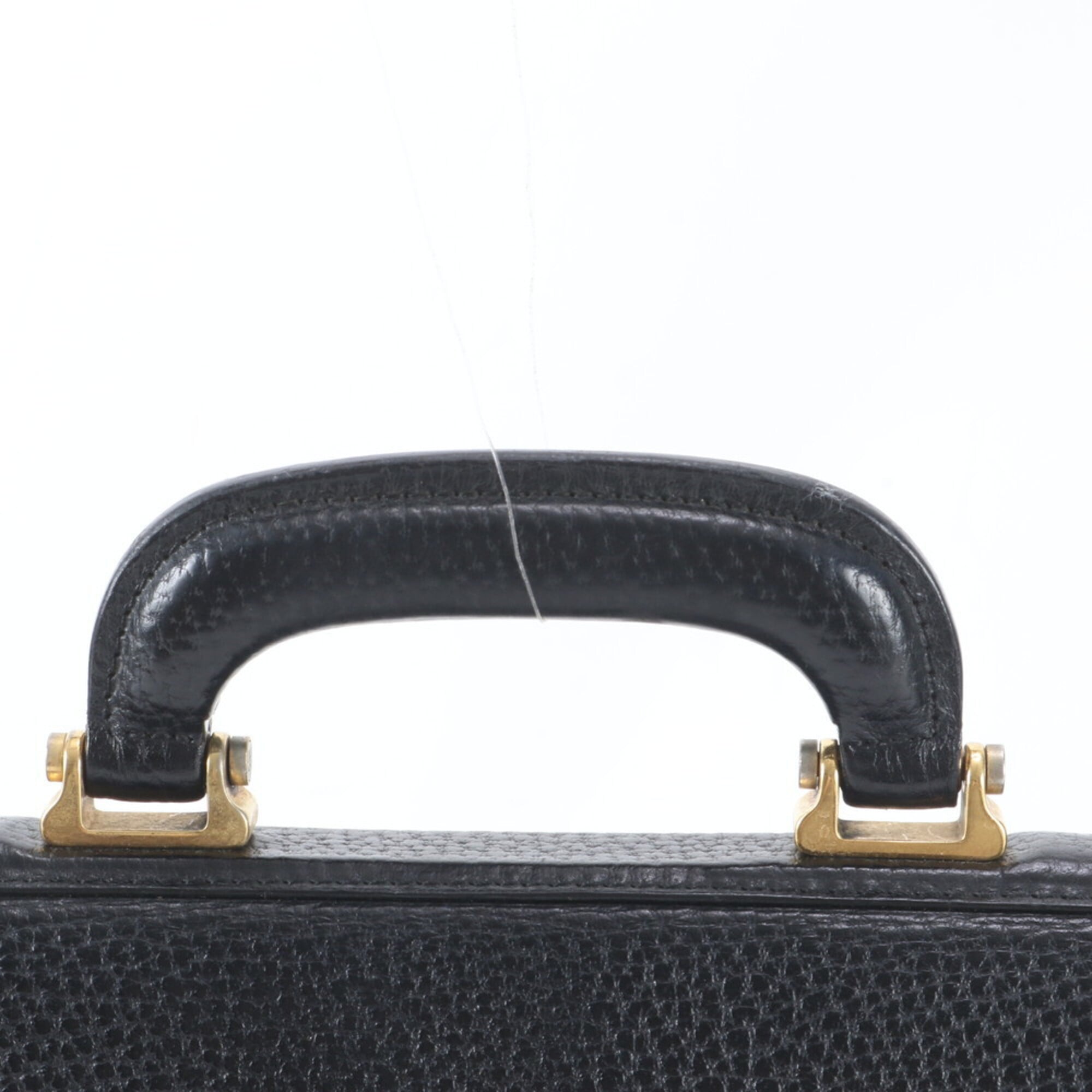 Loewe Black Leather Briefcase Handbag (Pre-Owned)