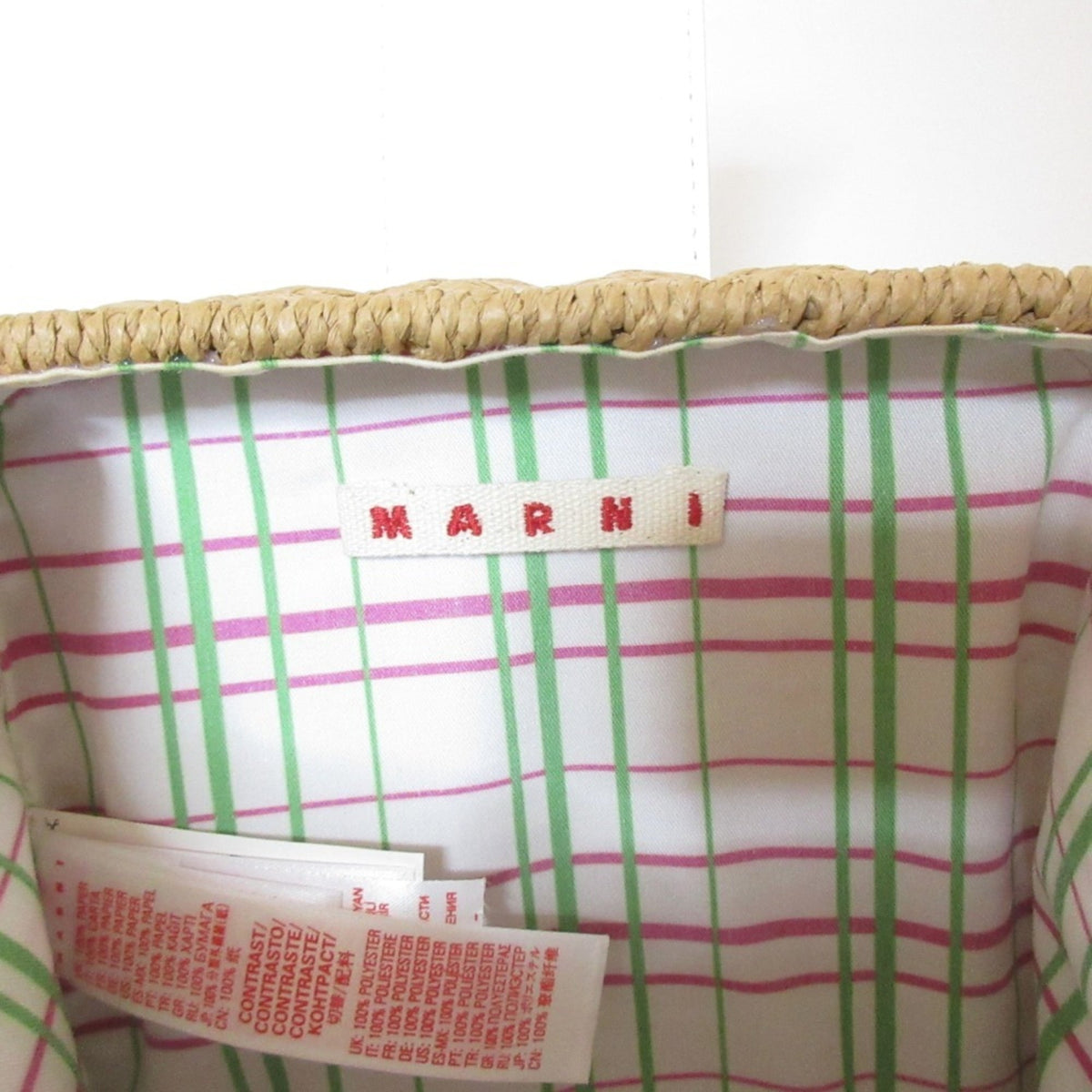 Marni Beige White Shoulder Bag (Pre-Owned)