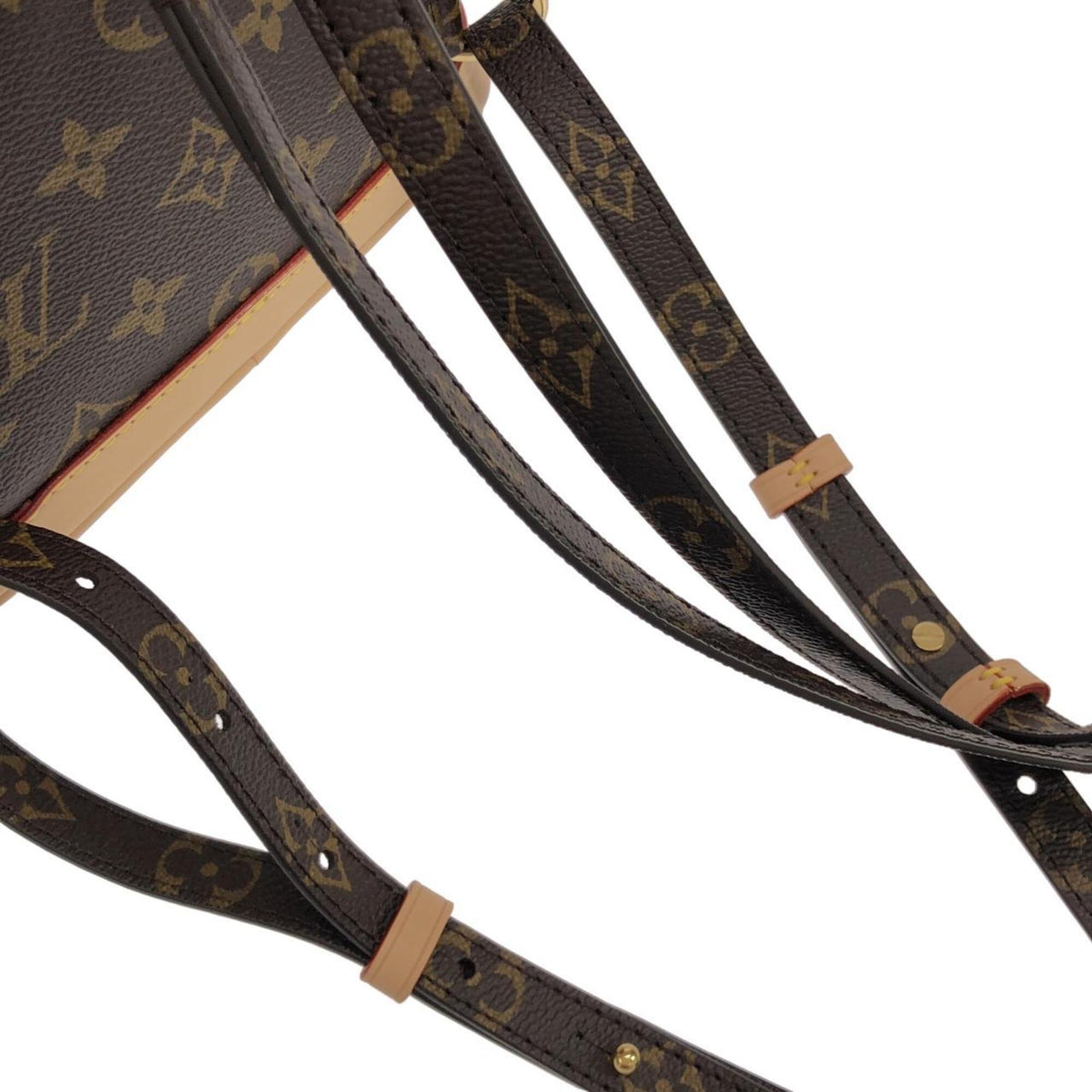Louis Vuitton Marron Coated Canvas Backpack (Pre-Owned)