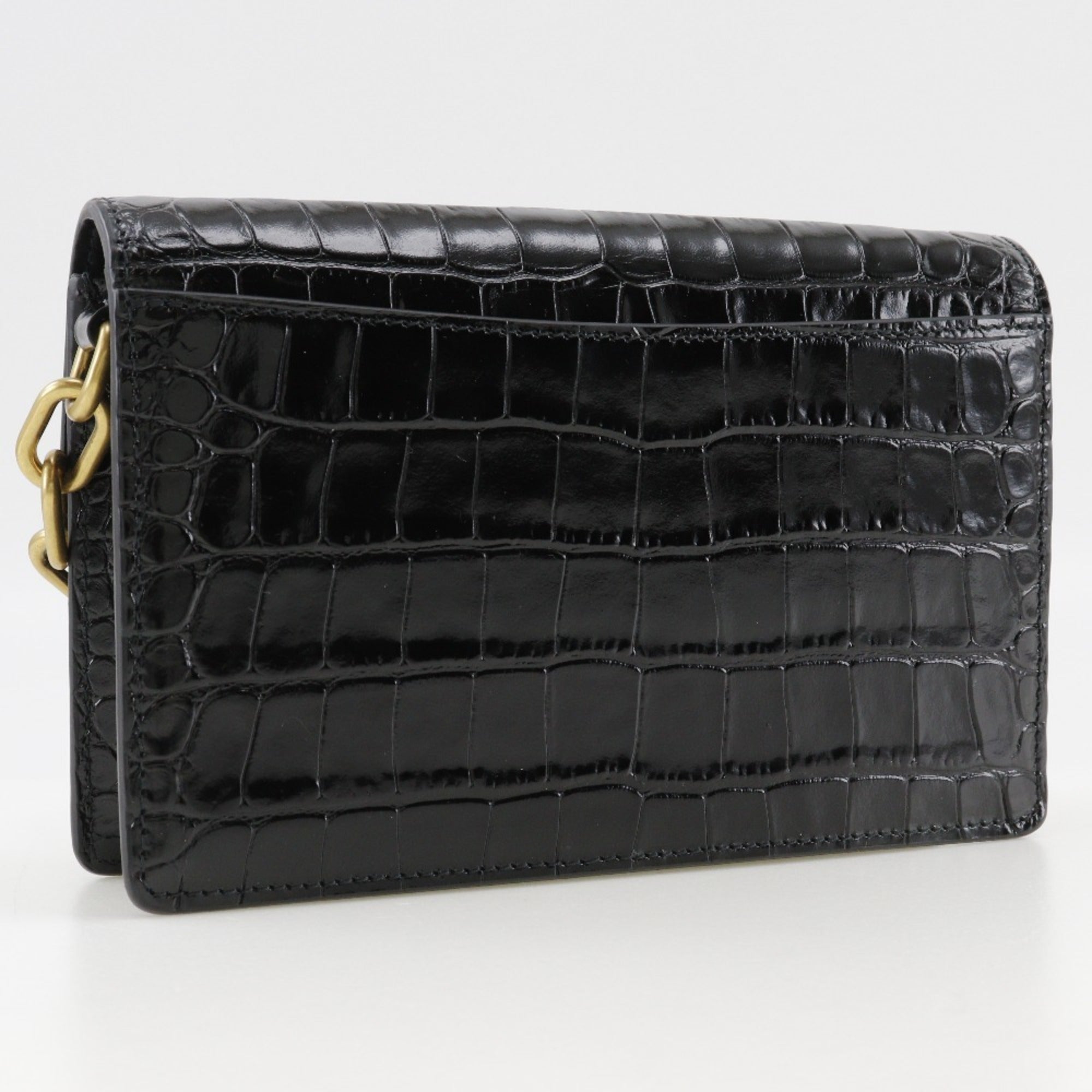 Balenciaga Black Leather Shoulder Bag (Pre-Owned)