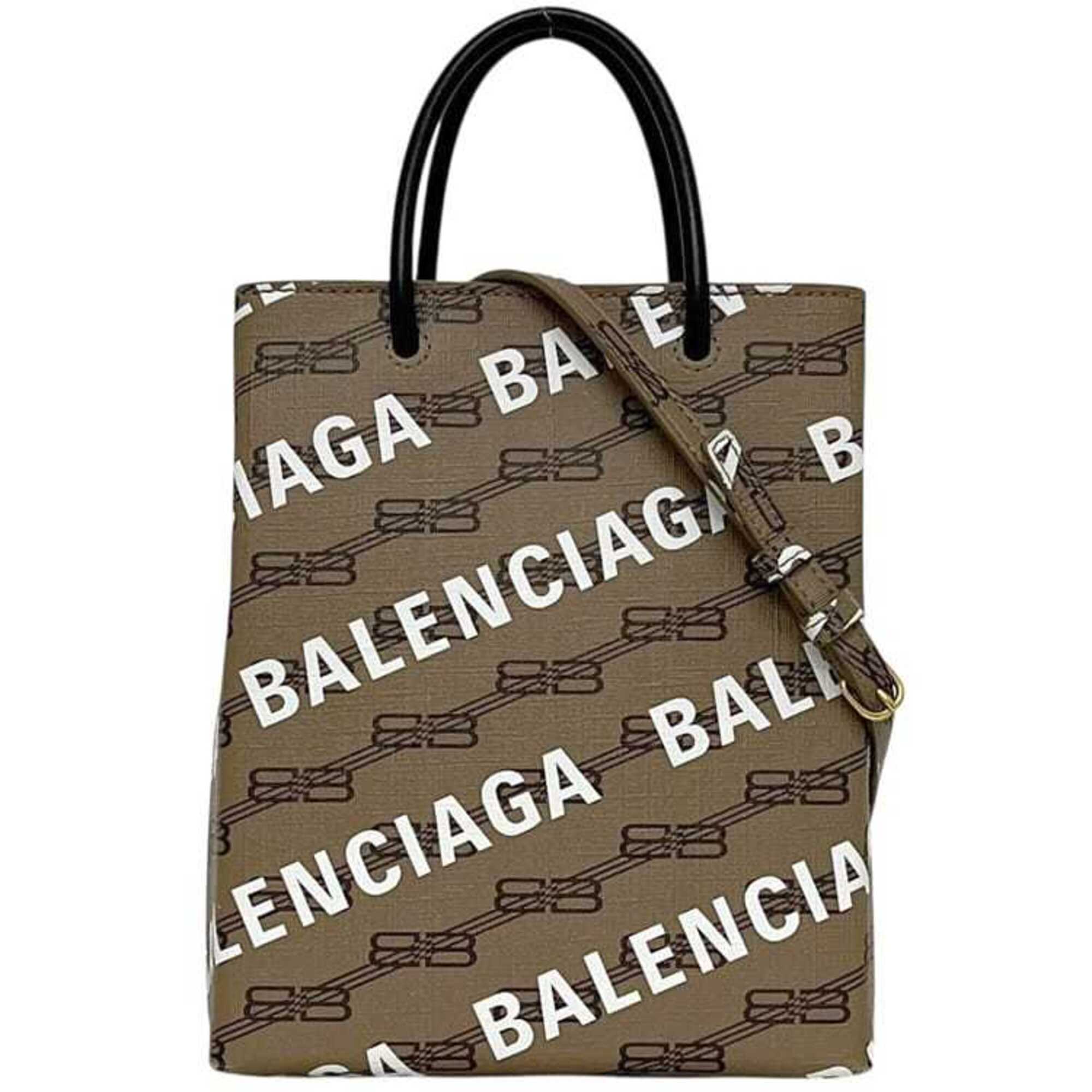 Balenciaga Beige Leather Handbag Shoulder Bag (Pre-Owned)