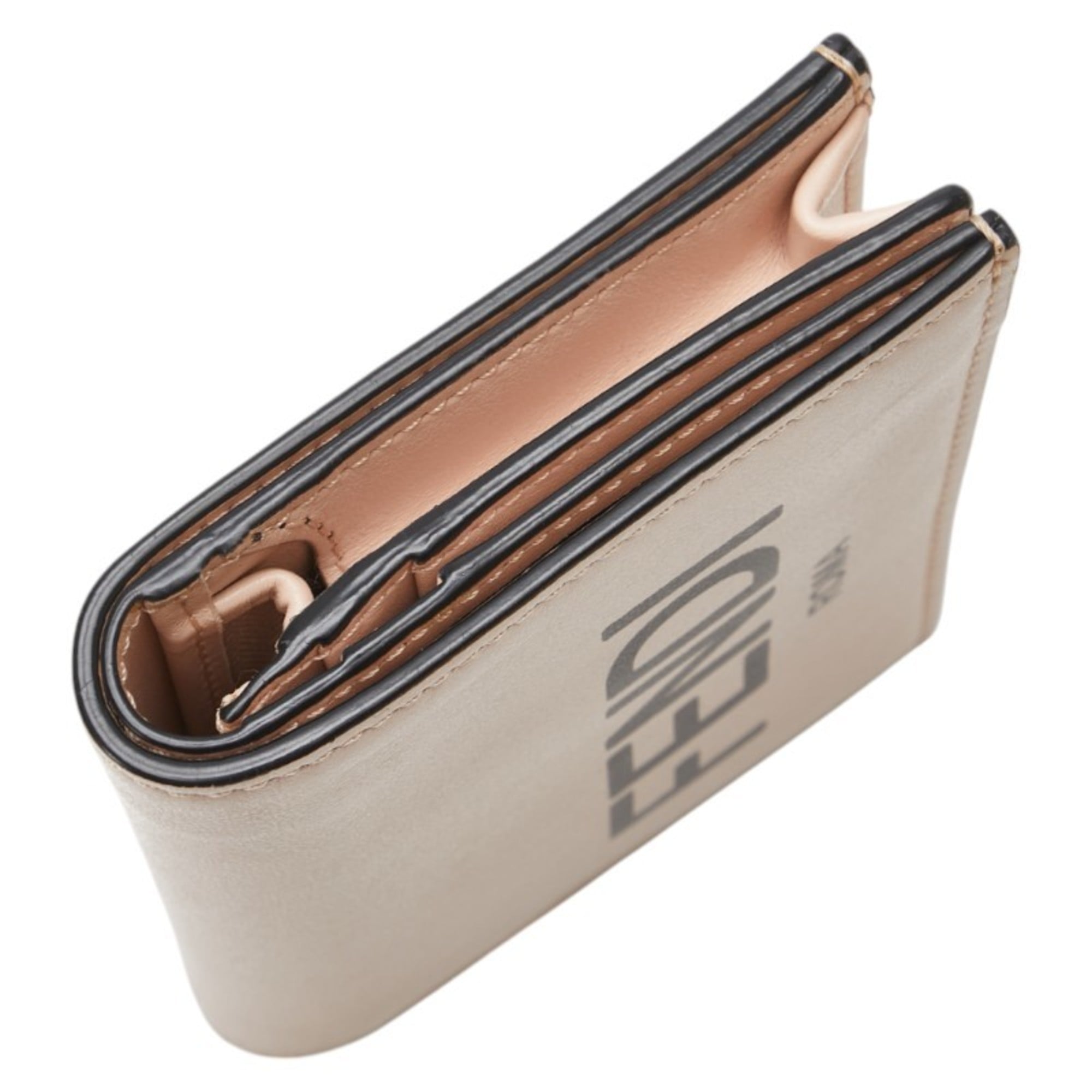 Fendi Black Pink Leather Wallet (Bi-Fold) (Pre-Owned)