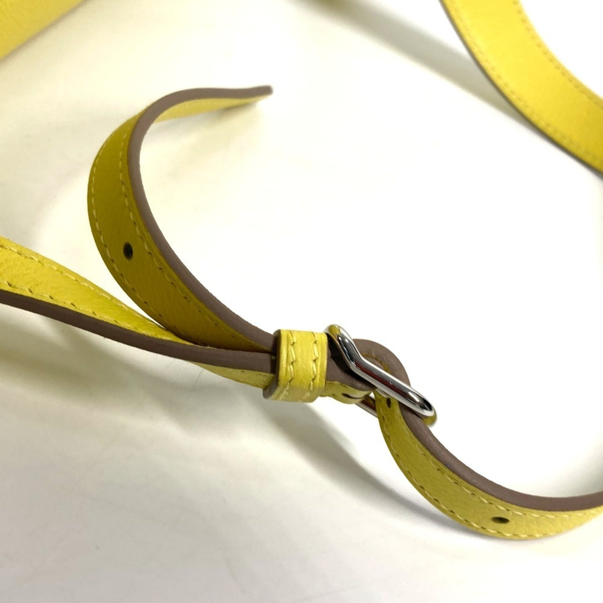 Hermes Yellow Leather Backpack (Pre-Owned)