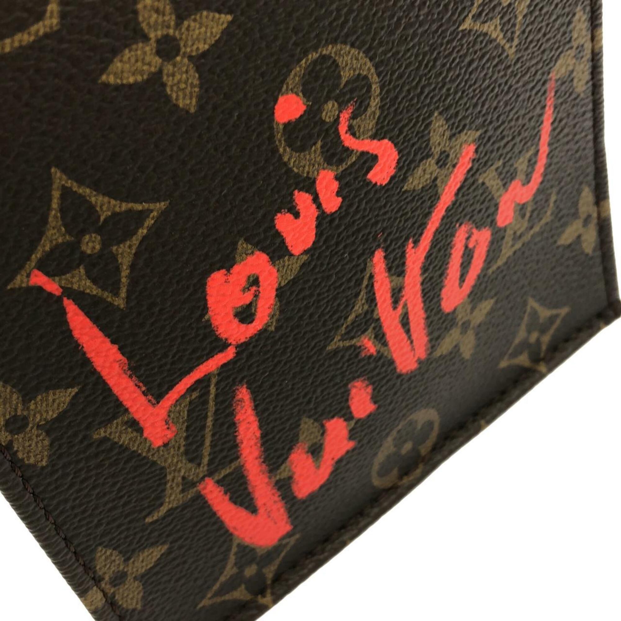 Louis Vuitton Marron Coated Canvas Handbag (Pre-Owned)