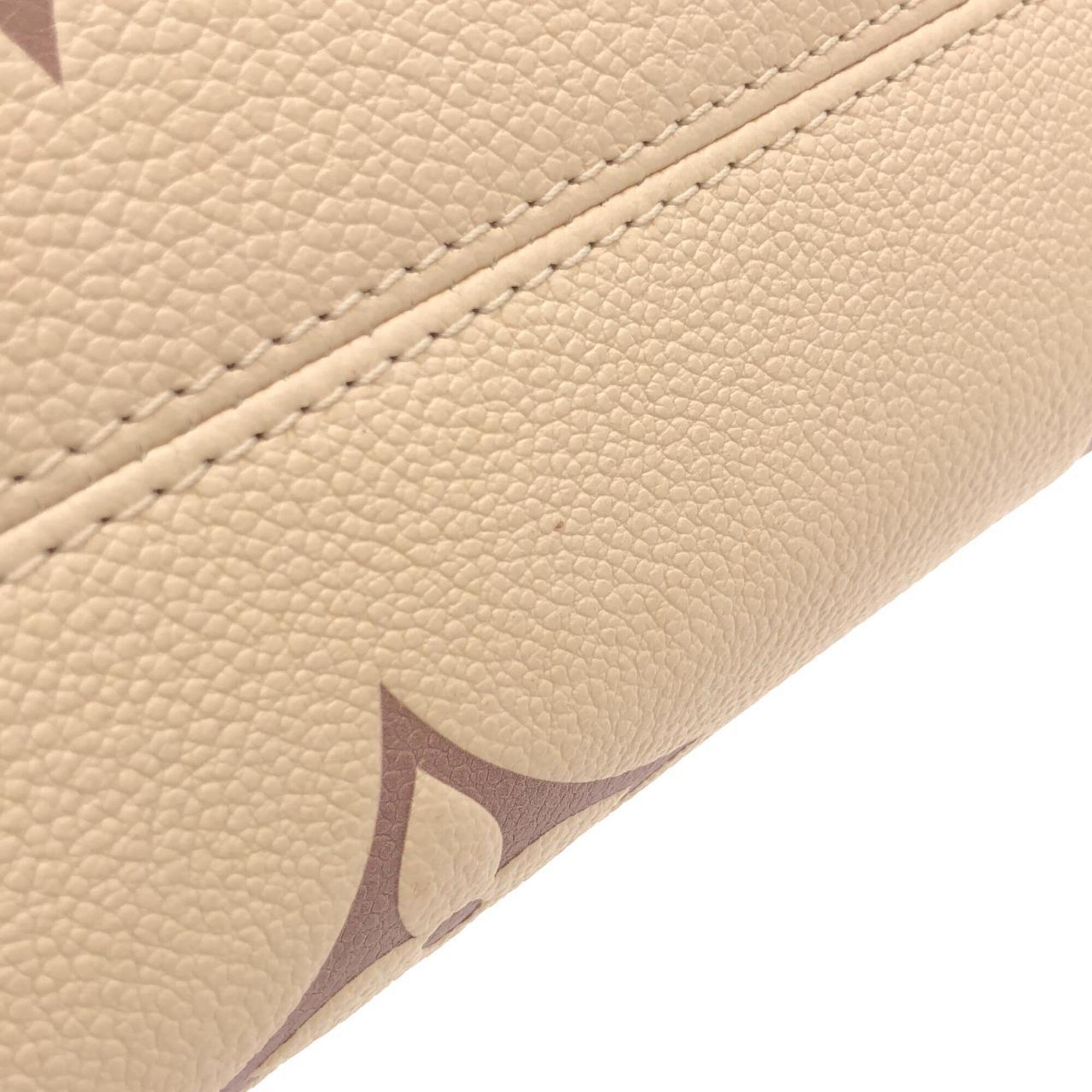 Louis Vuitton Beige Leather Handbag (Pre-Owned)