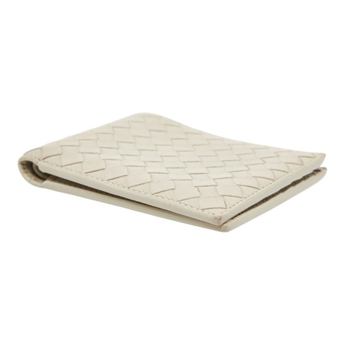 Bottega Veneta Beige Leather Wallet (Bi-Fold) (Pre-Owned)