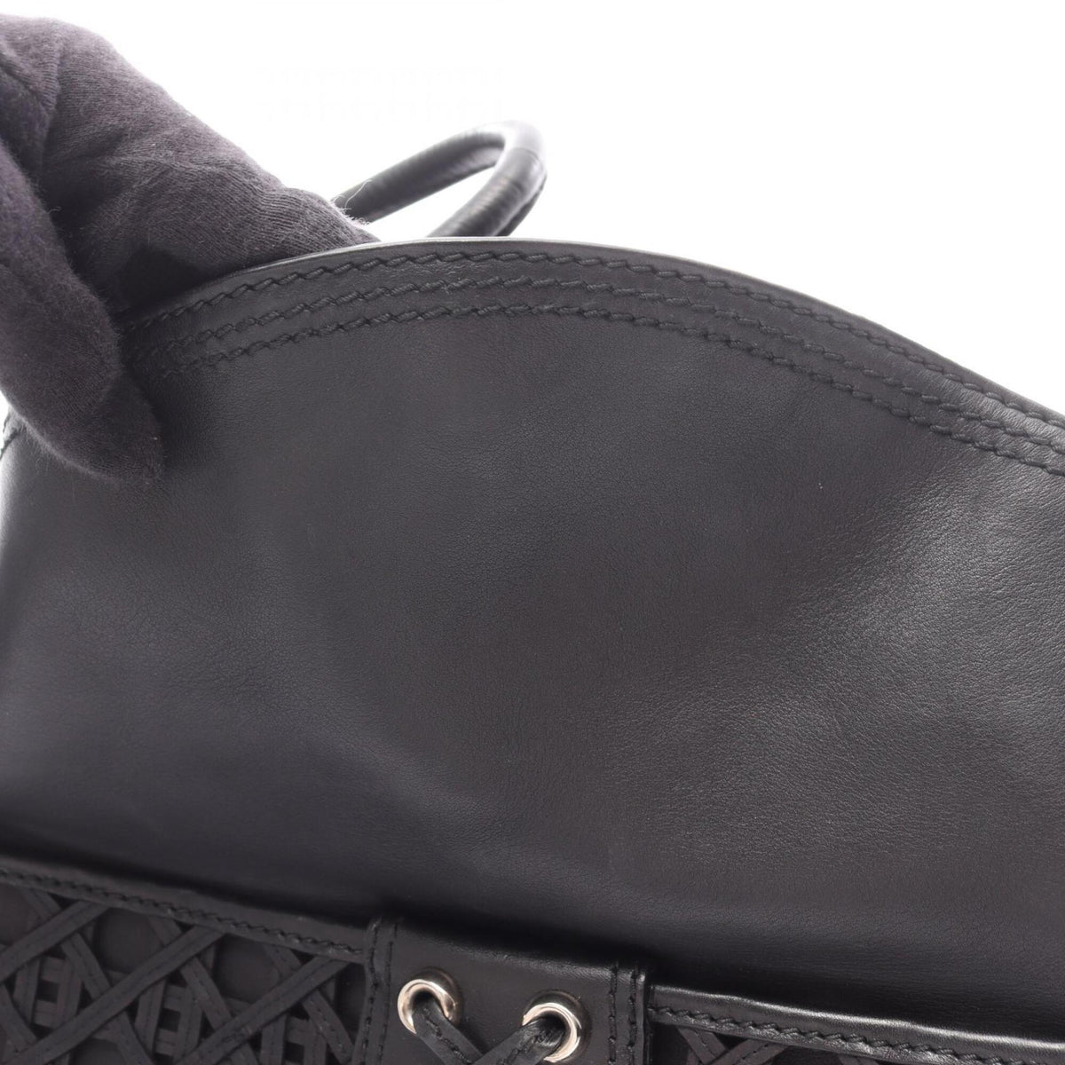 Christian Dior Black Leather Handbag Shoulder Bag (Pre-Owned)
